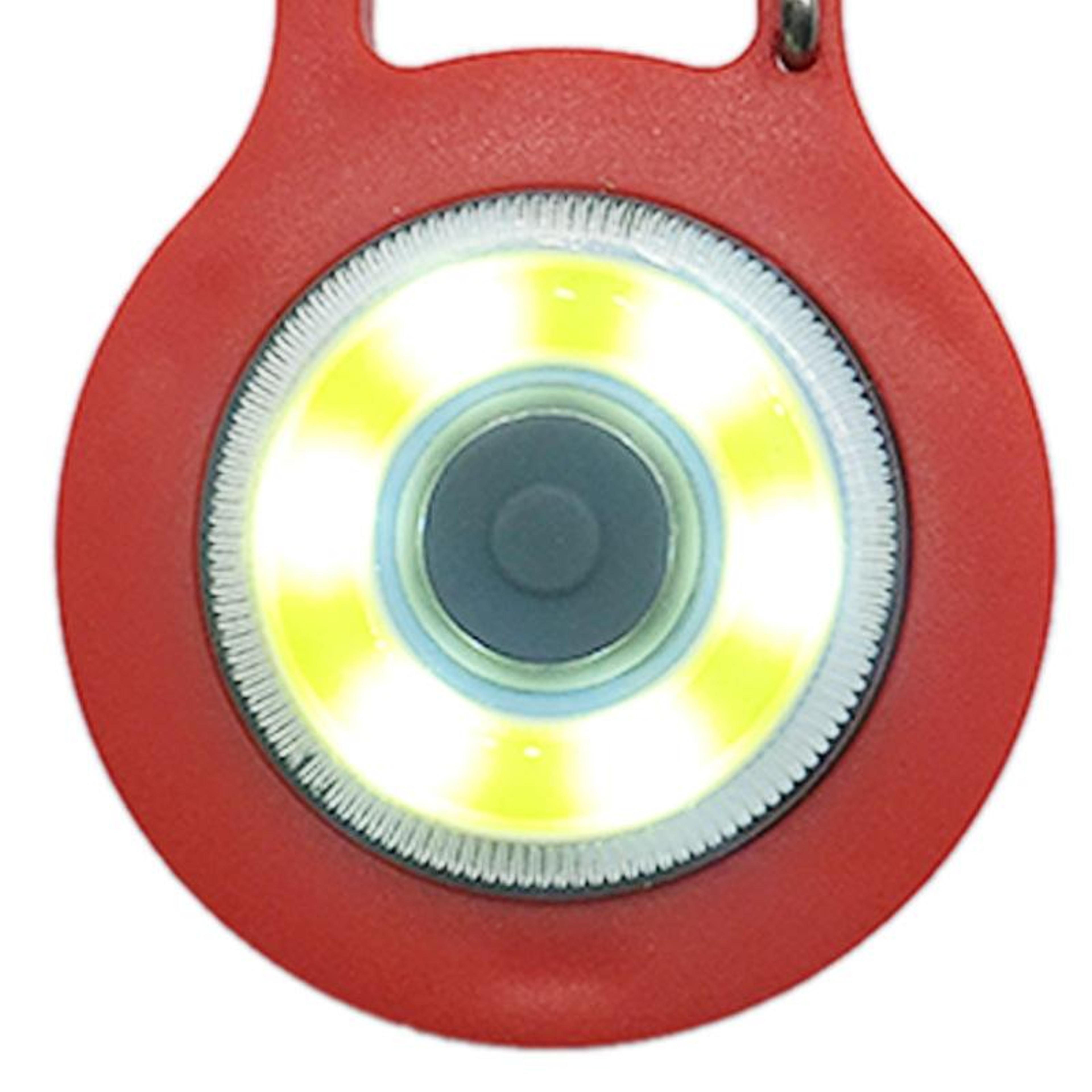 Mini COB Flashlight Keychain Carabiner Lights With SOS Mode For Camping Fishing  Emergencies 9