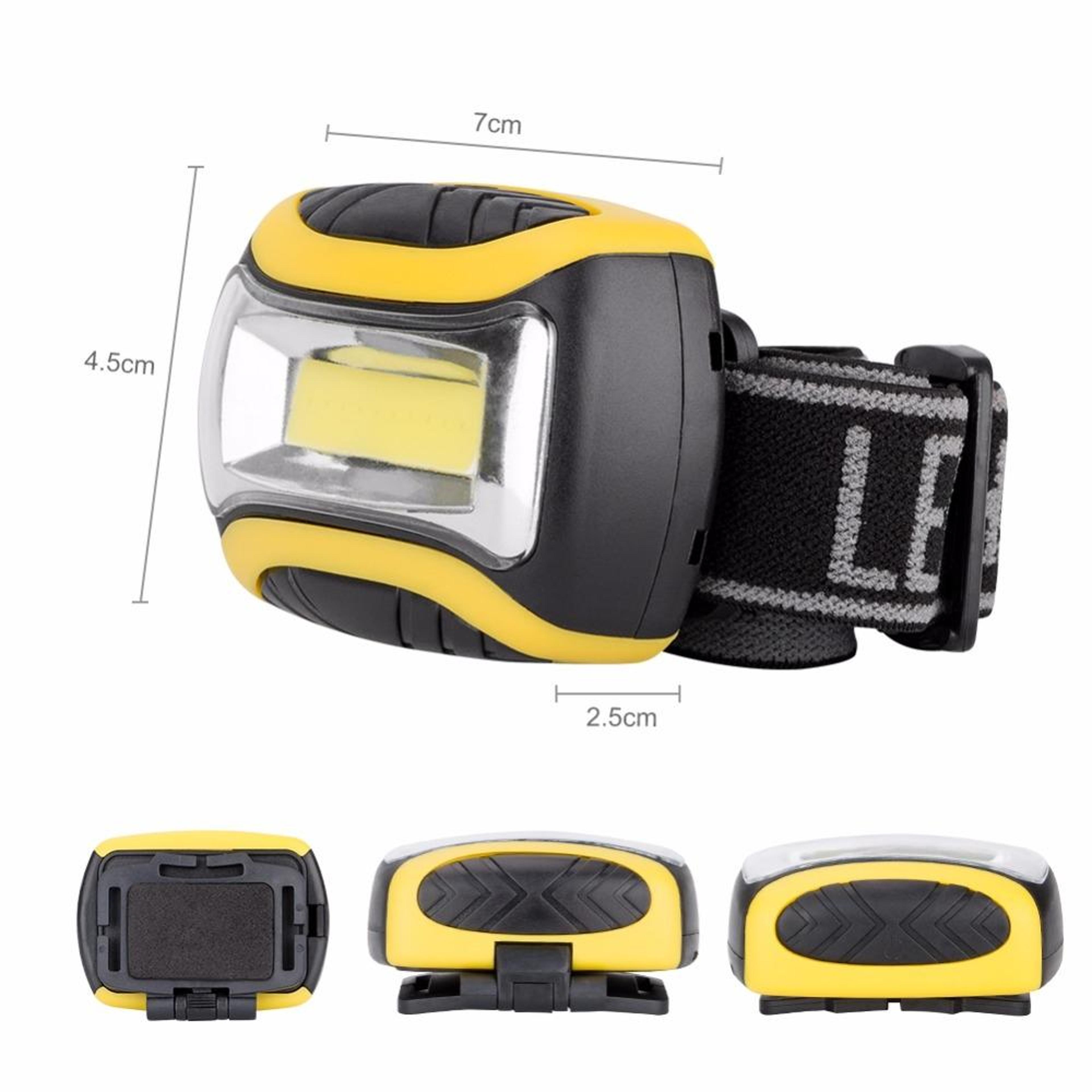 LumiTrail COB LED Headlamp 3 Mode Waterproof Head Torch For Camping Fishing  Cycling 3