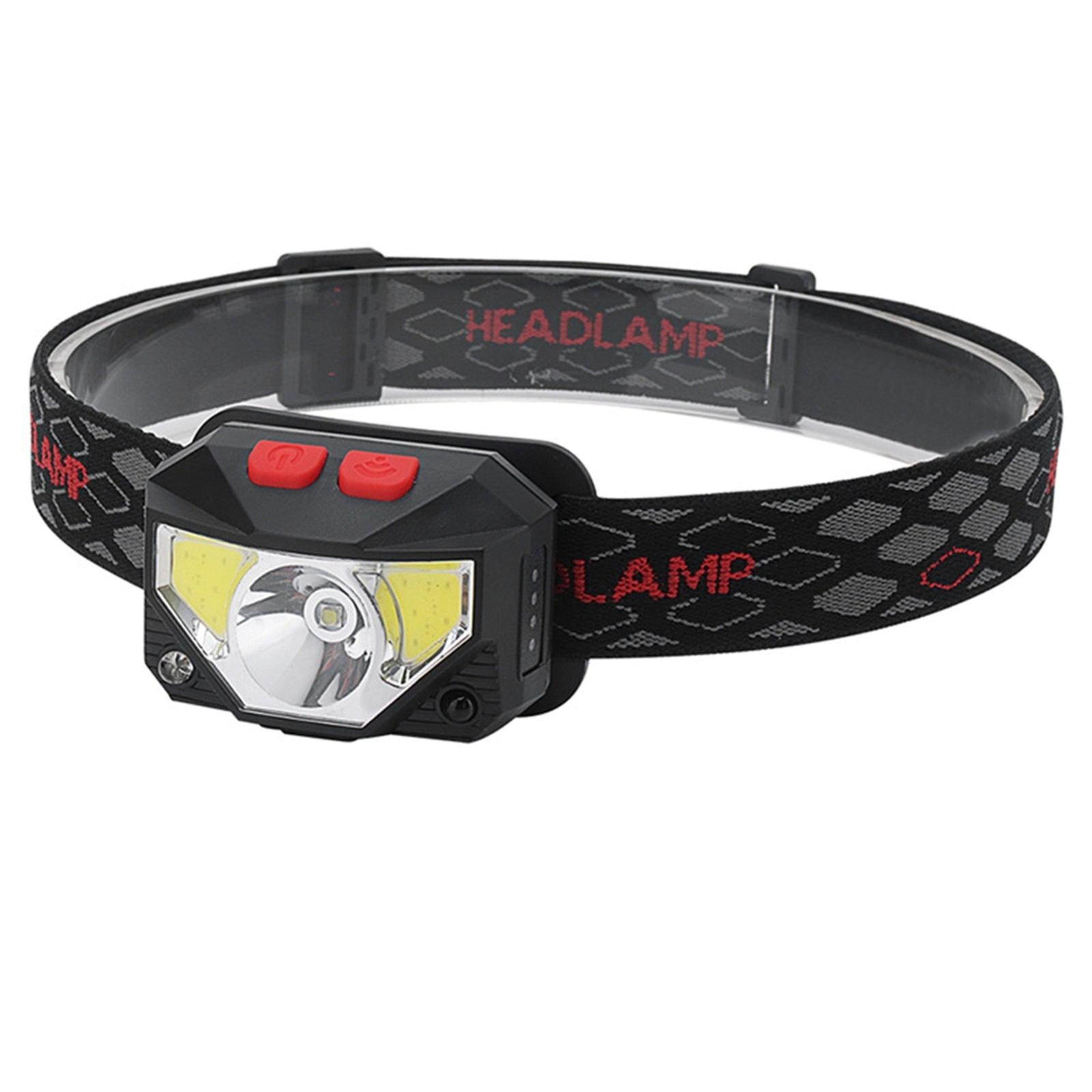 Premium USB Rechargeable Headlamp With Induction Sensor  Dual XPG  COB Lighting 7