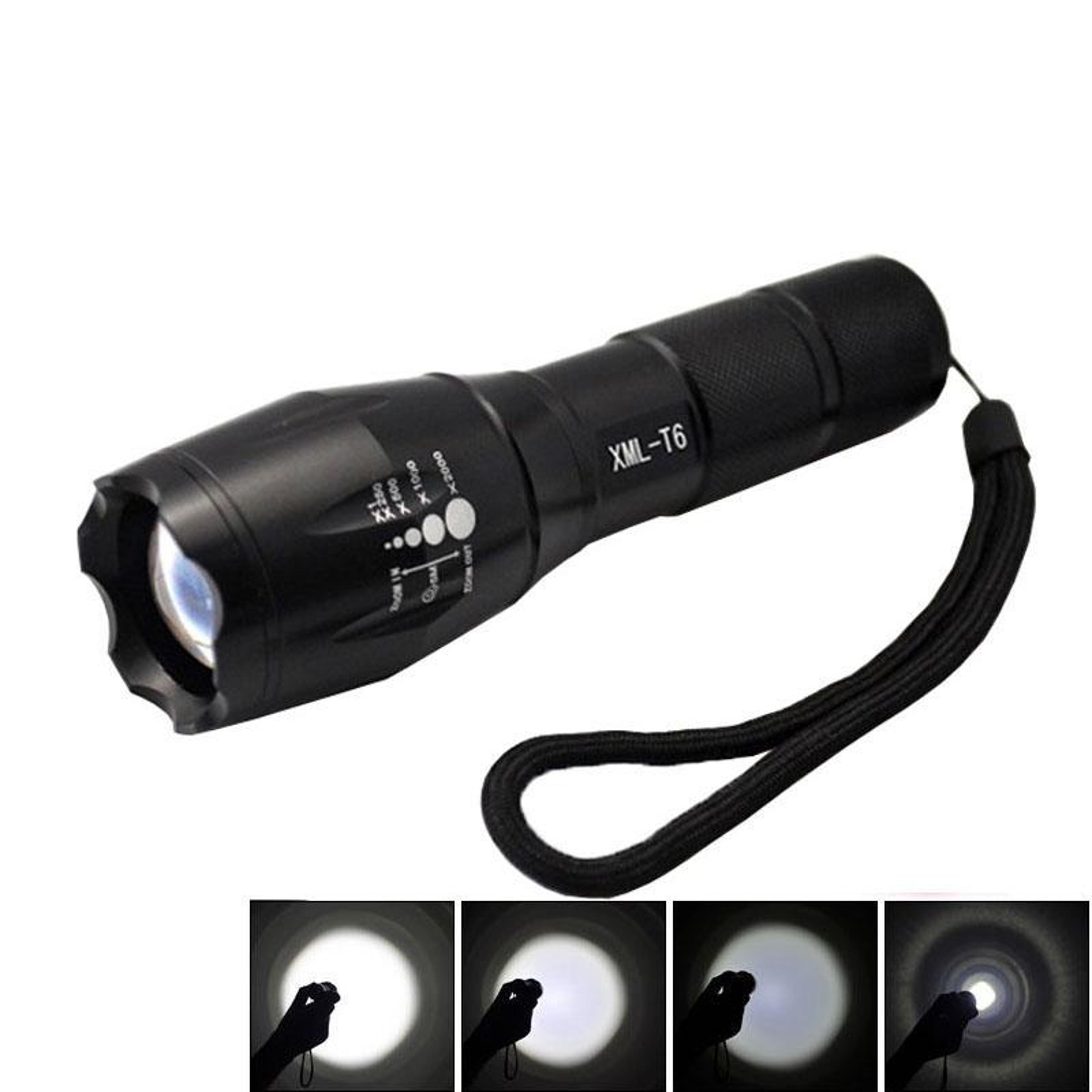 1800LM XML T6 Tactical LED Flashlight Waterproof 5 Mode Outdoor Torch 7