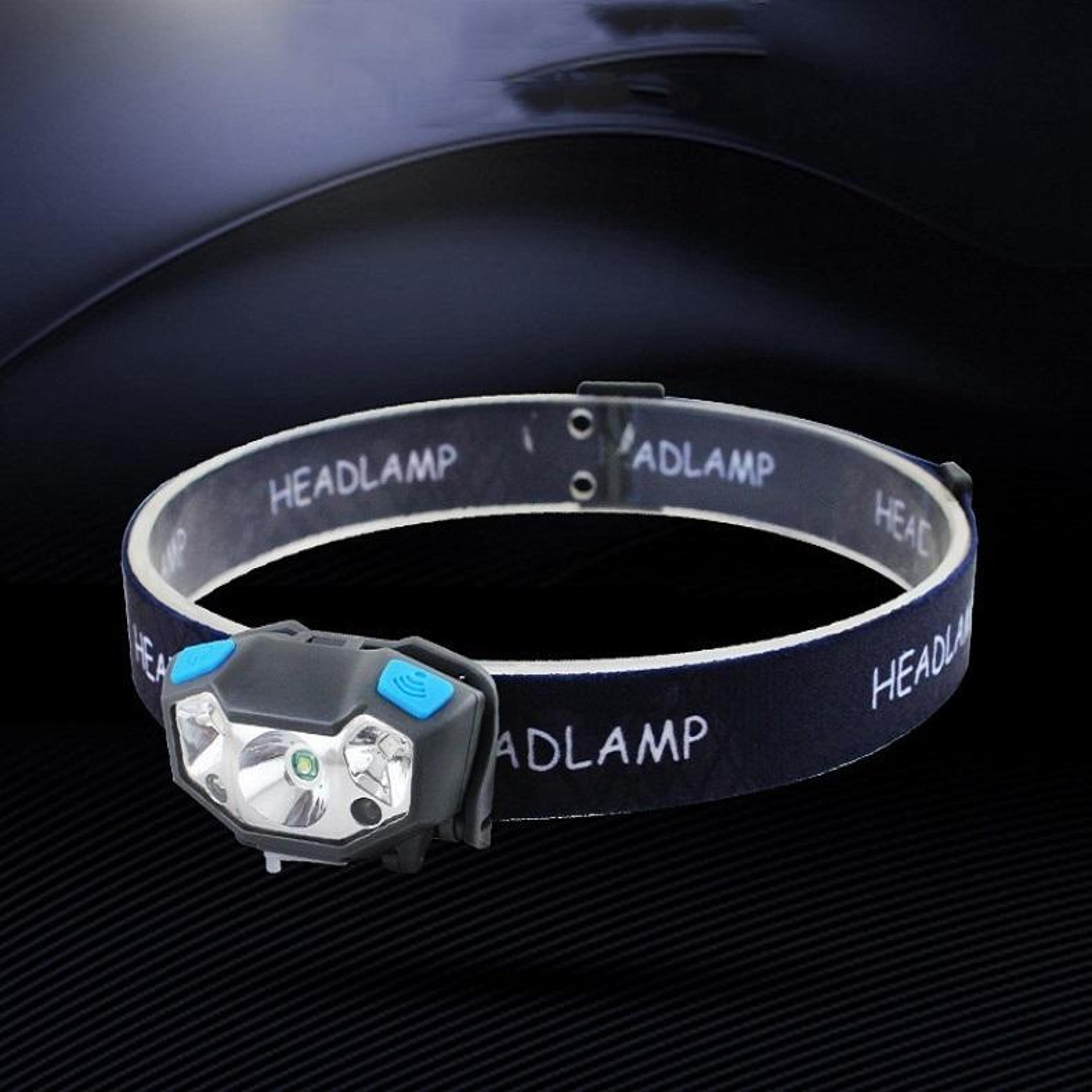 LumiSense USB Rechargeable Motion Sensor Waterproof LED Headlamp For Fishing  Outdoor Adventures 3