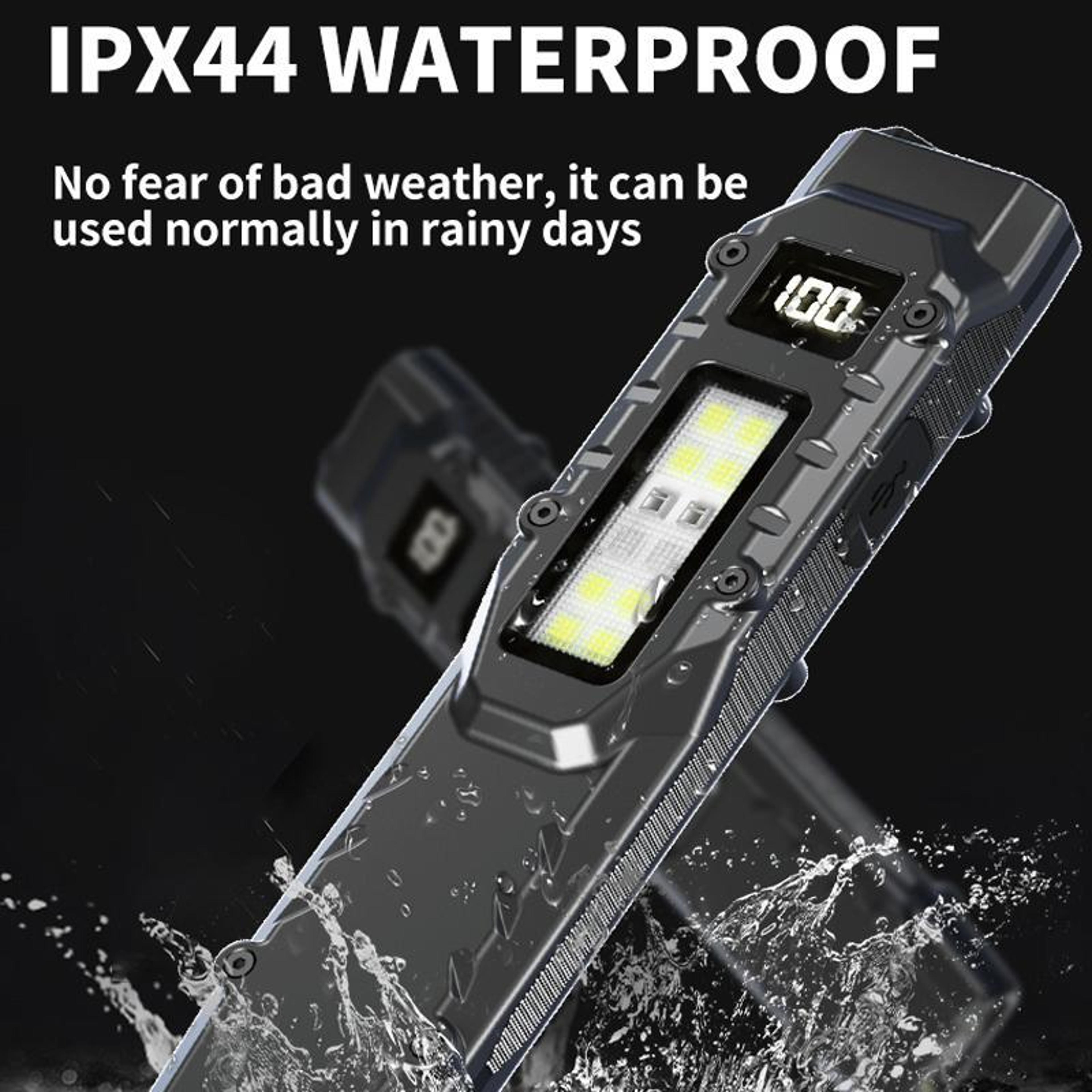 Outdoor Rechargeable Mini Tactical EDC Flashlight With Pen Clip  Multi Mode LED 4