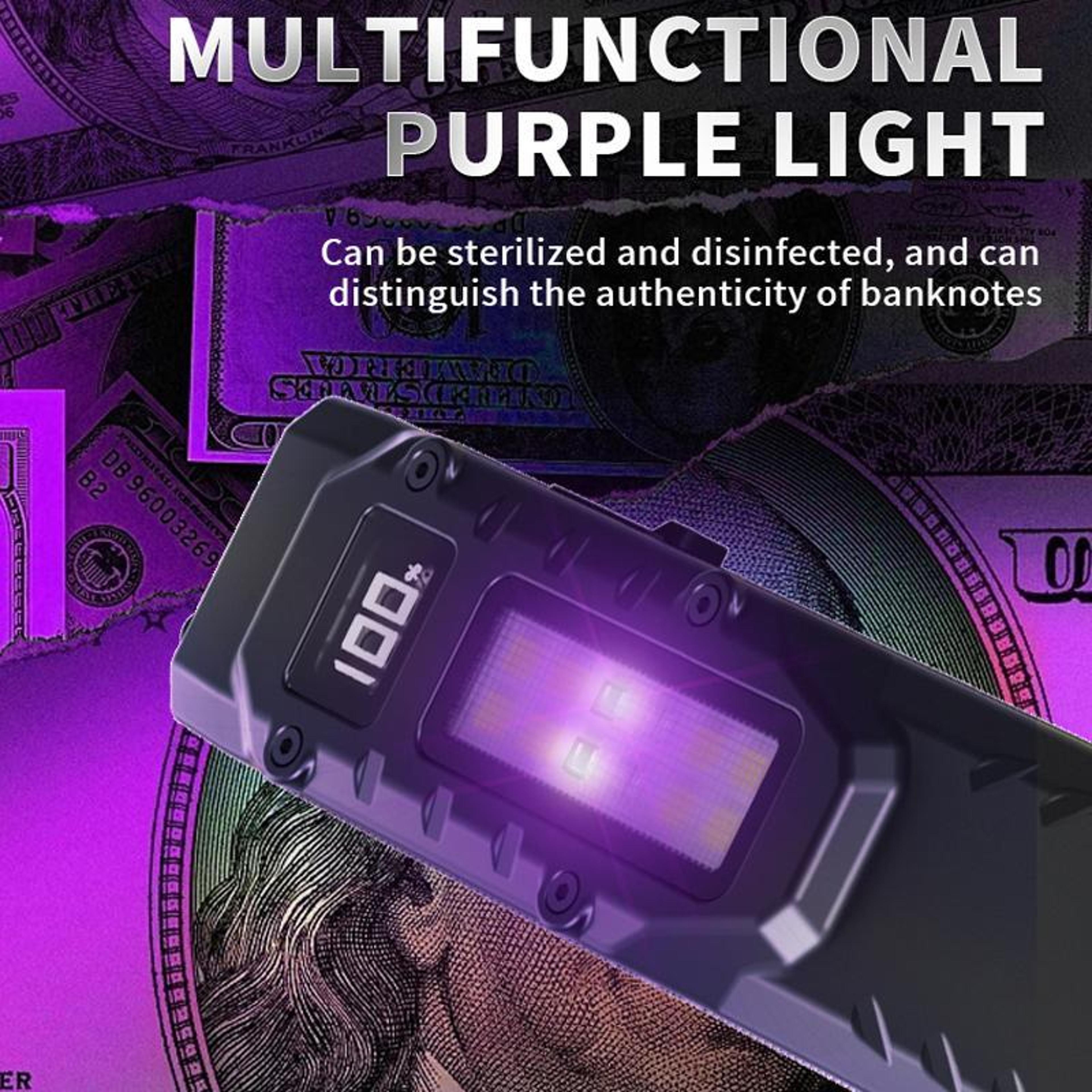 Outdoor Rechargeable Mini Tactical EDC Flashlight With Pen Clip  Multi Mode LED 11