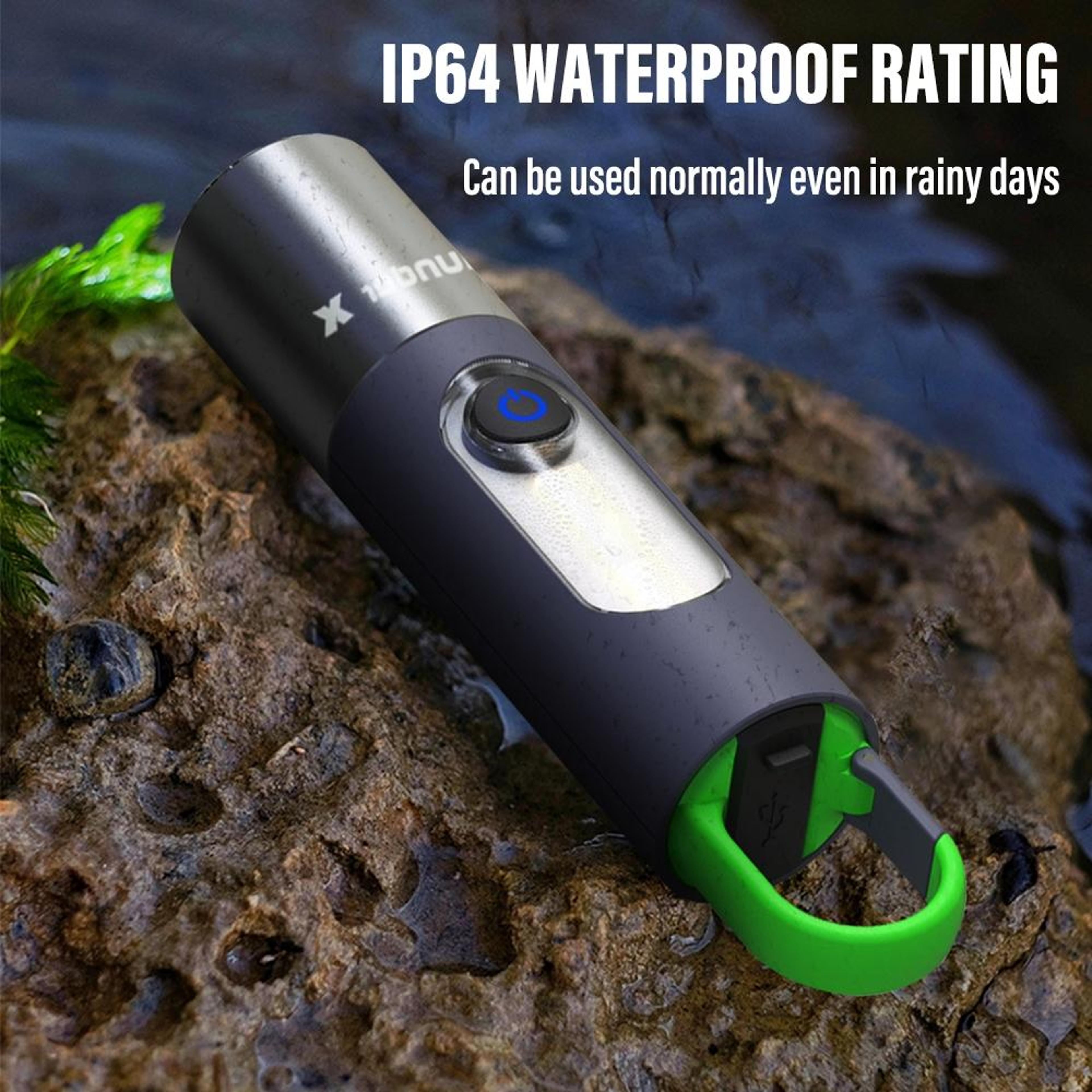 XHP50 Rechargeable LED Flashlight With Zoom Focus  Camping Lantern Diffuser 6