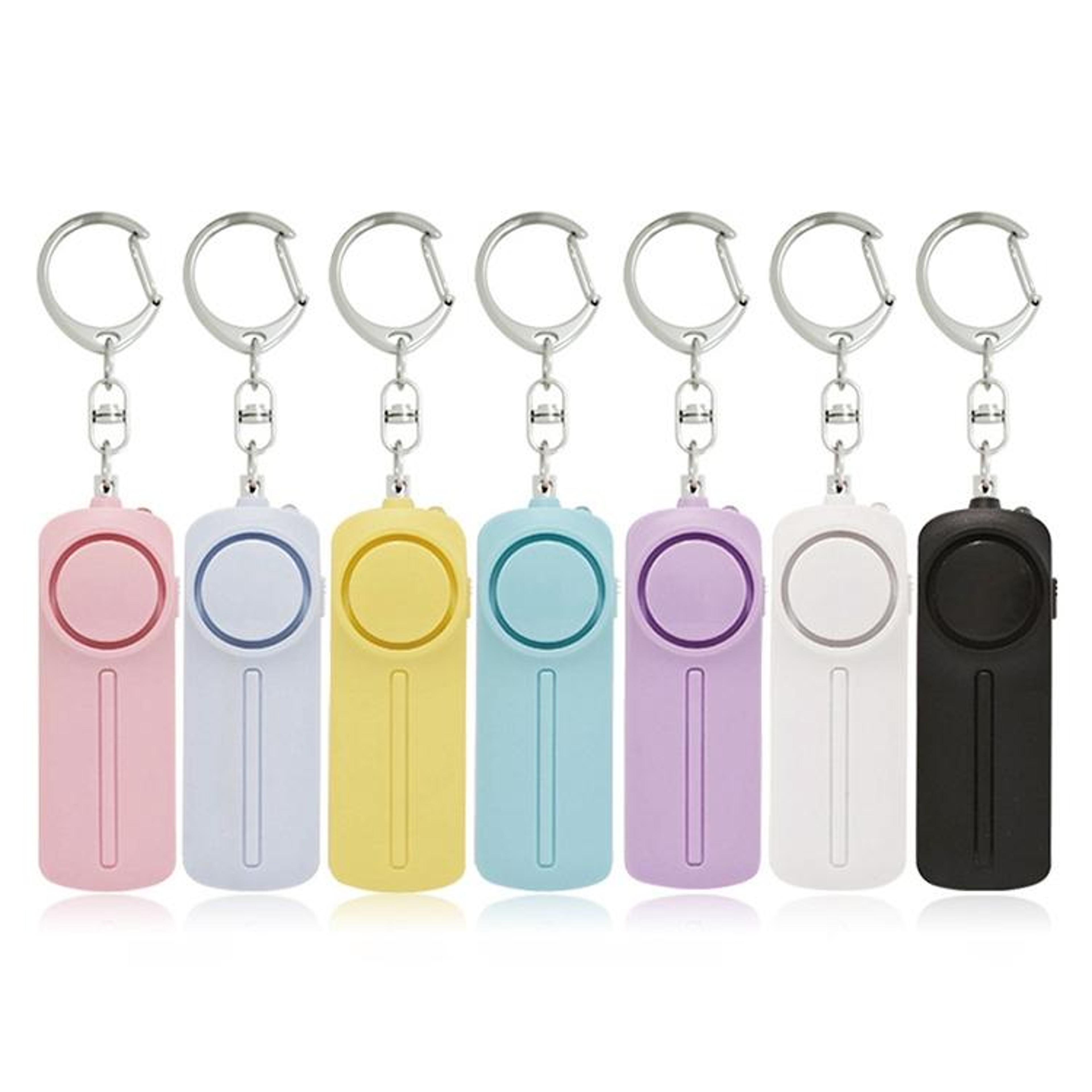 premium 130db personal safety alarm keychain with led flashlight