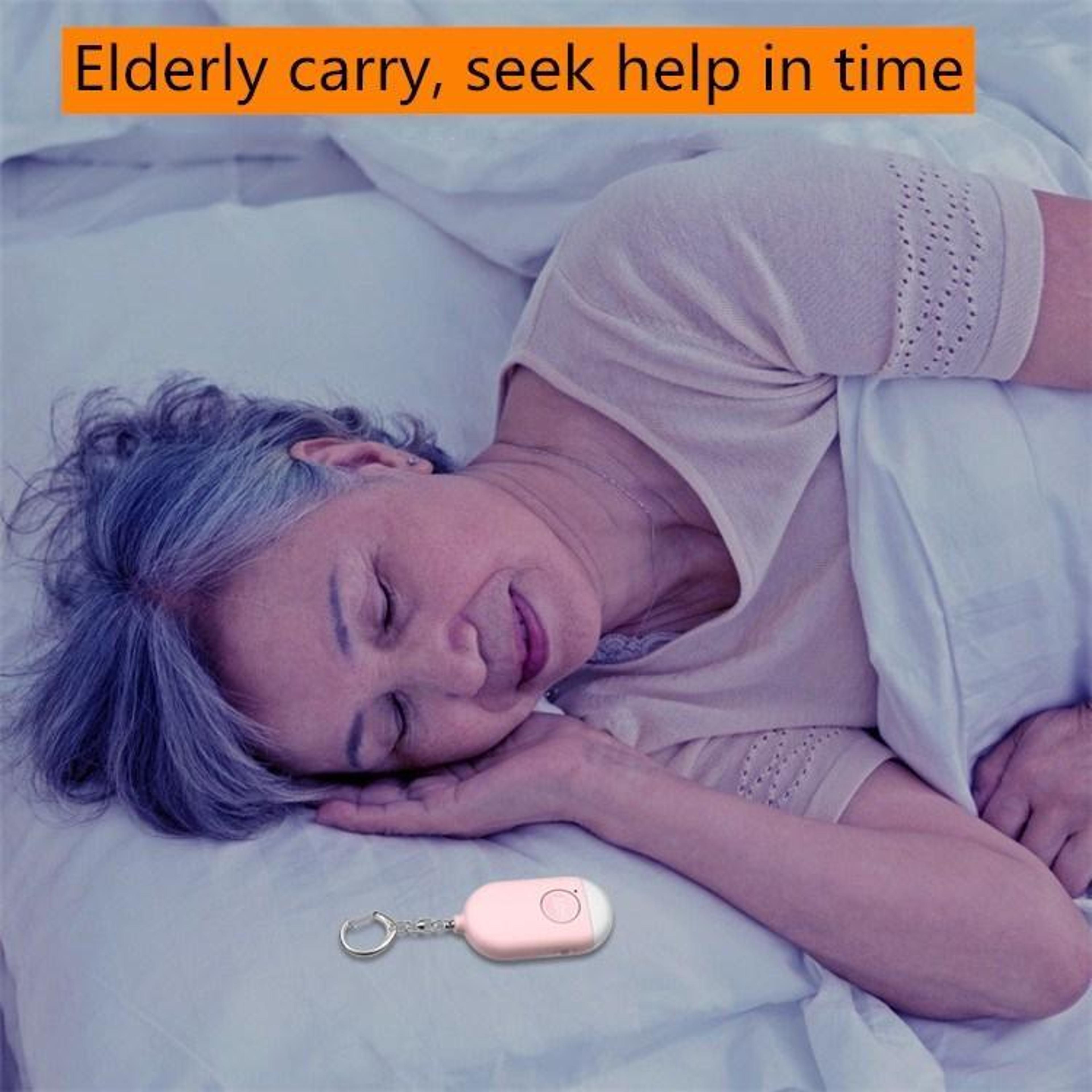 SafeGuard 130dB Personal Safety Alarm With LED Flashlight  SOS Emergency Alert 10