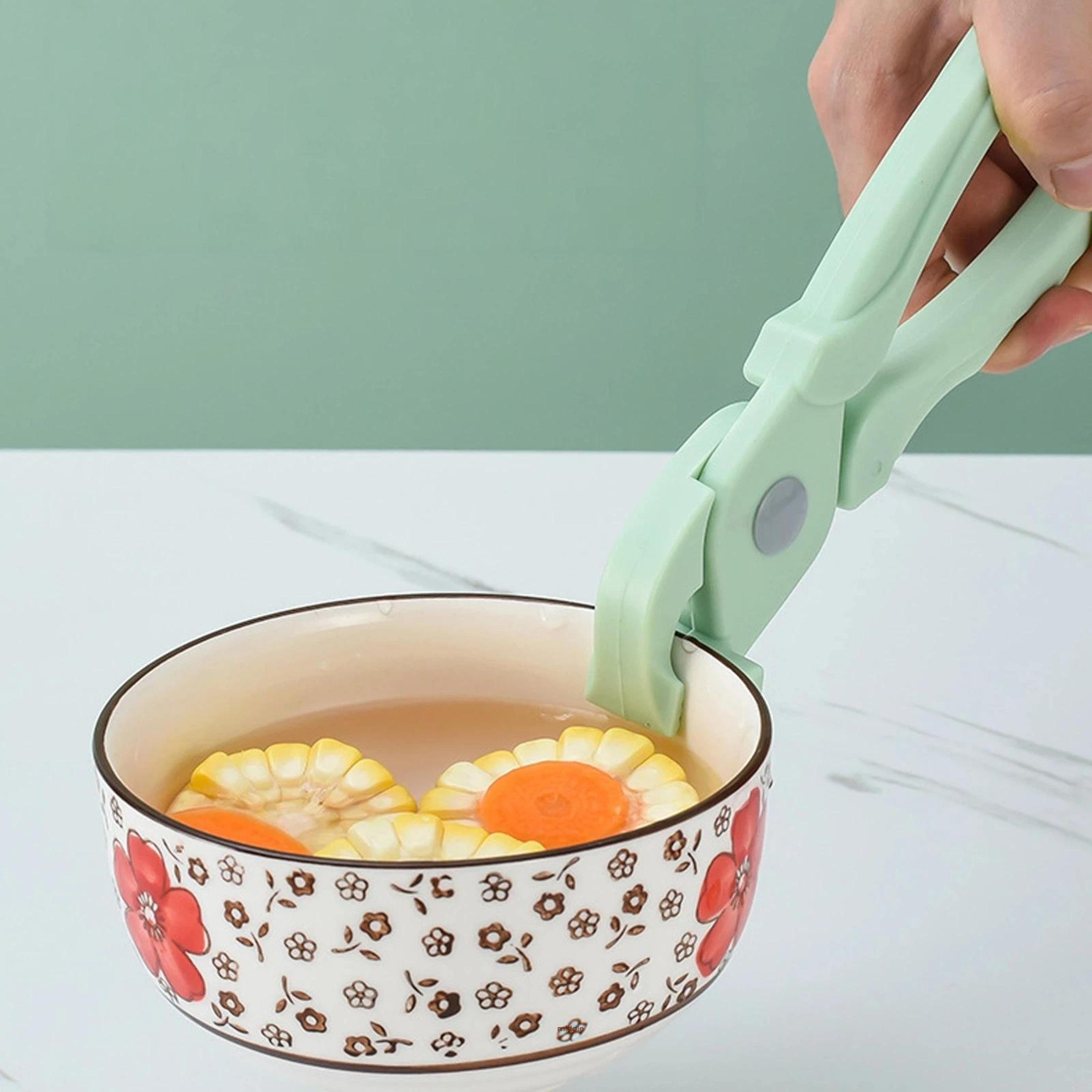 heatsafe non slip bowl gripper tongs for hot dishes and plates