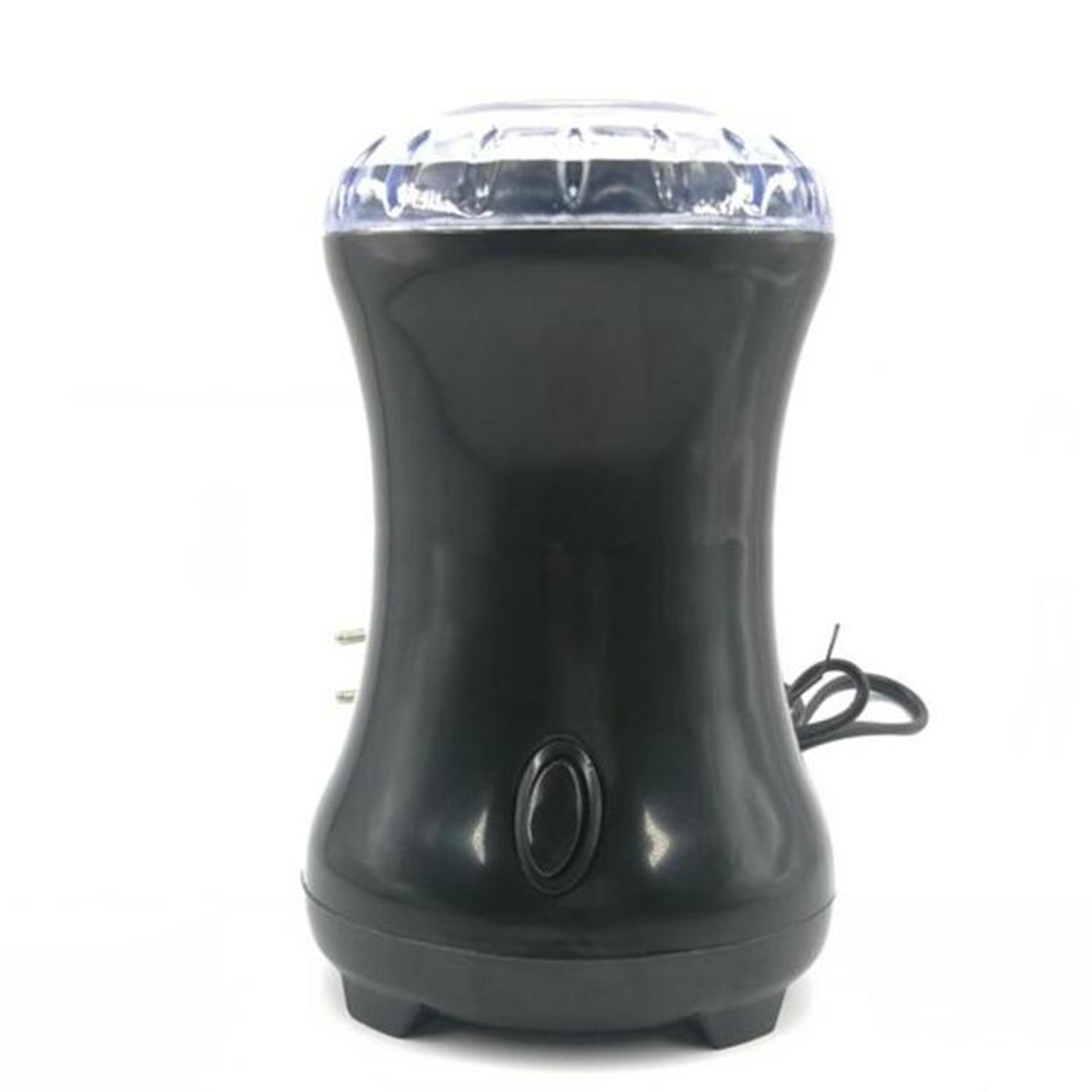 precision electric coffee & spice grinder with stainless steel blades