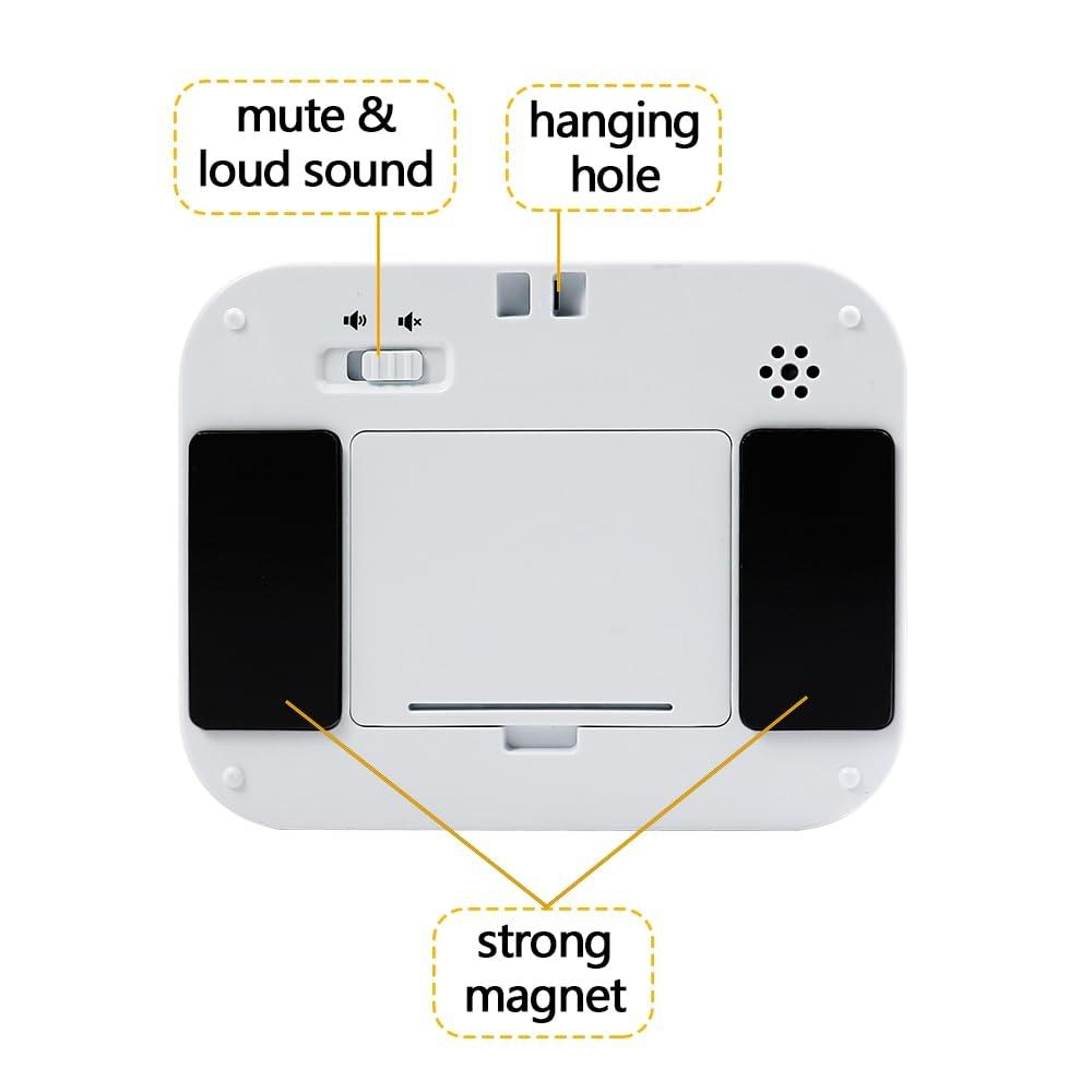 Silent LED Magnetic Kitchen Timer With Large LED Display  Countdown Memory 1