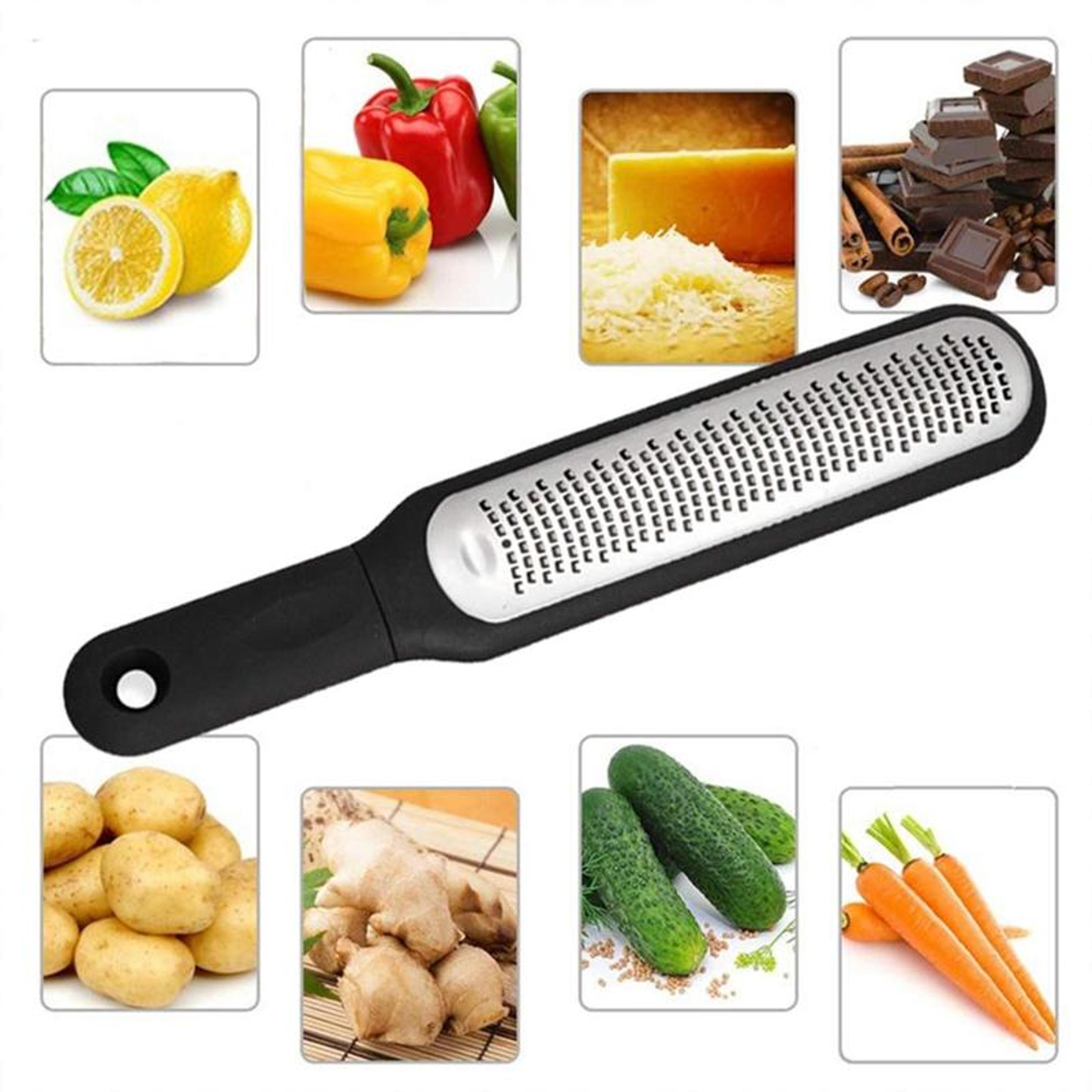 Premium Stainless Steel Ginger Grater  Melon Fruit Scraper Handheld Kitchen Tool 5