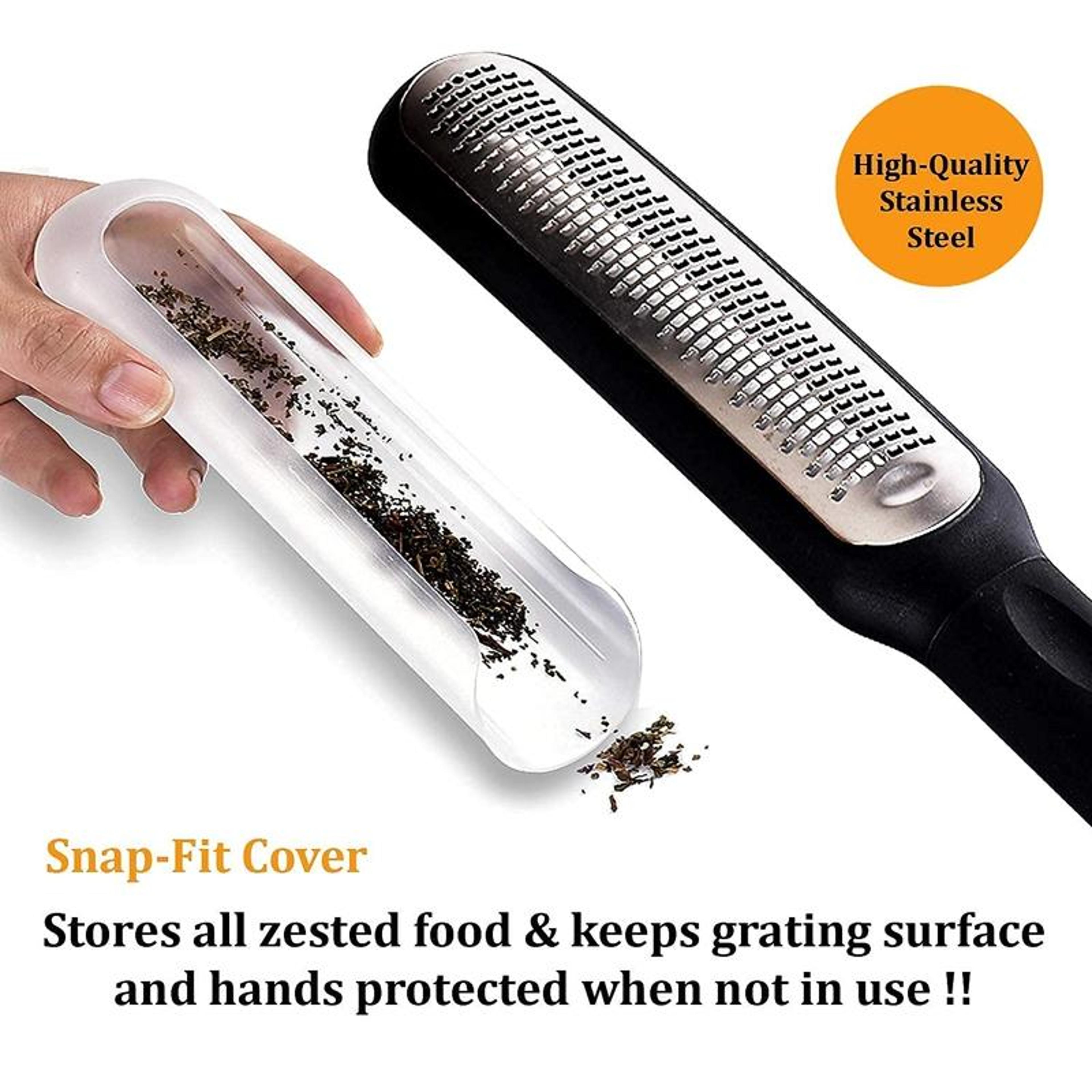 Premium Stainless Steel Ginger Grater  Melon Fruit Scraper Handheld Kitchen Tool 3