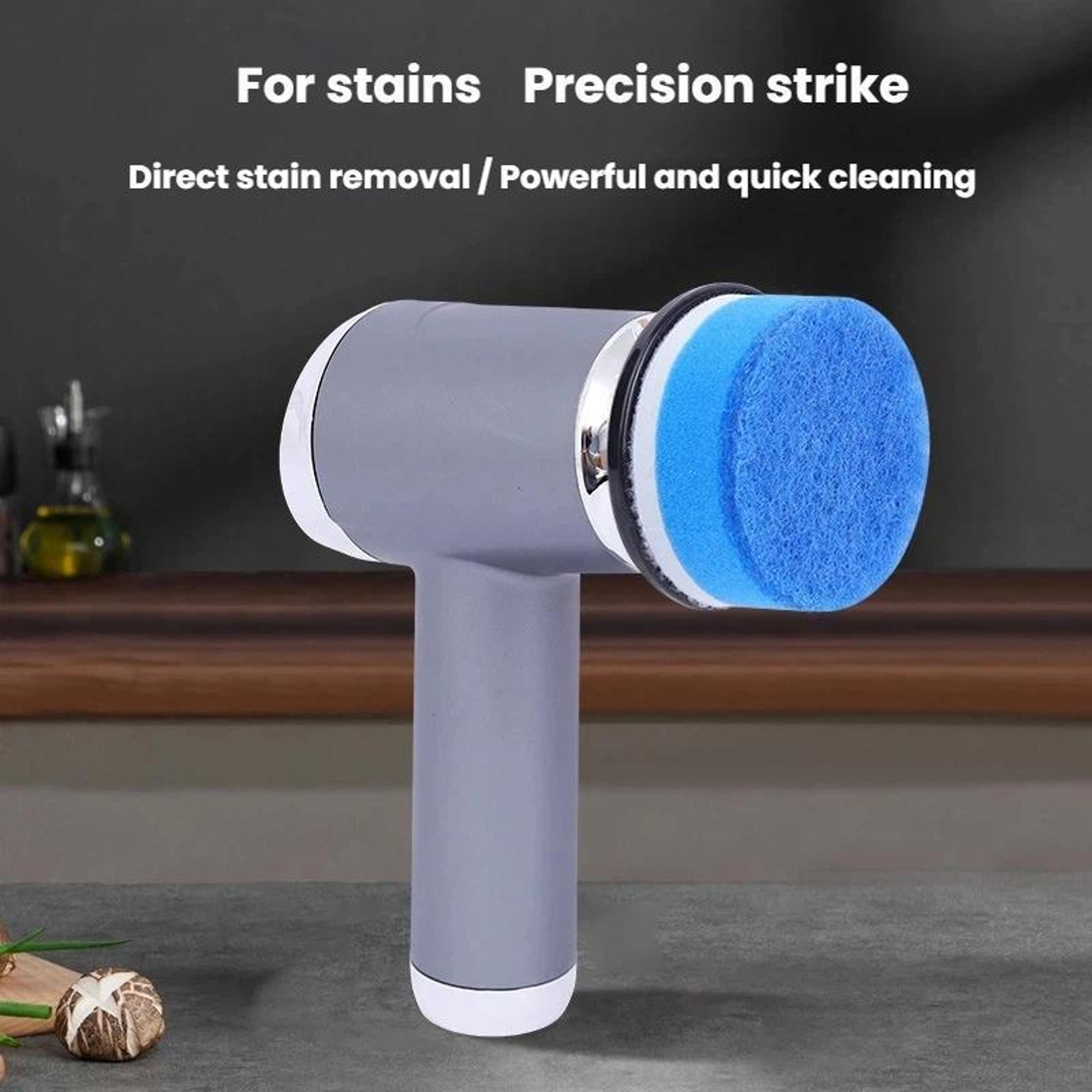 PowerClean 14 Piece Handheld Electric Kitchen Scrubber Brush Set 3
