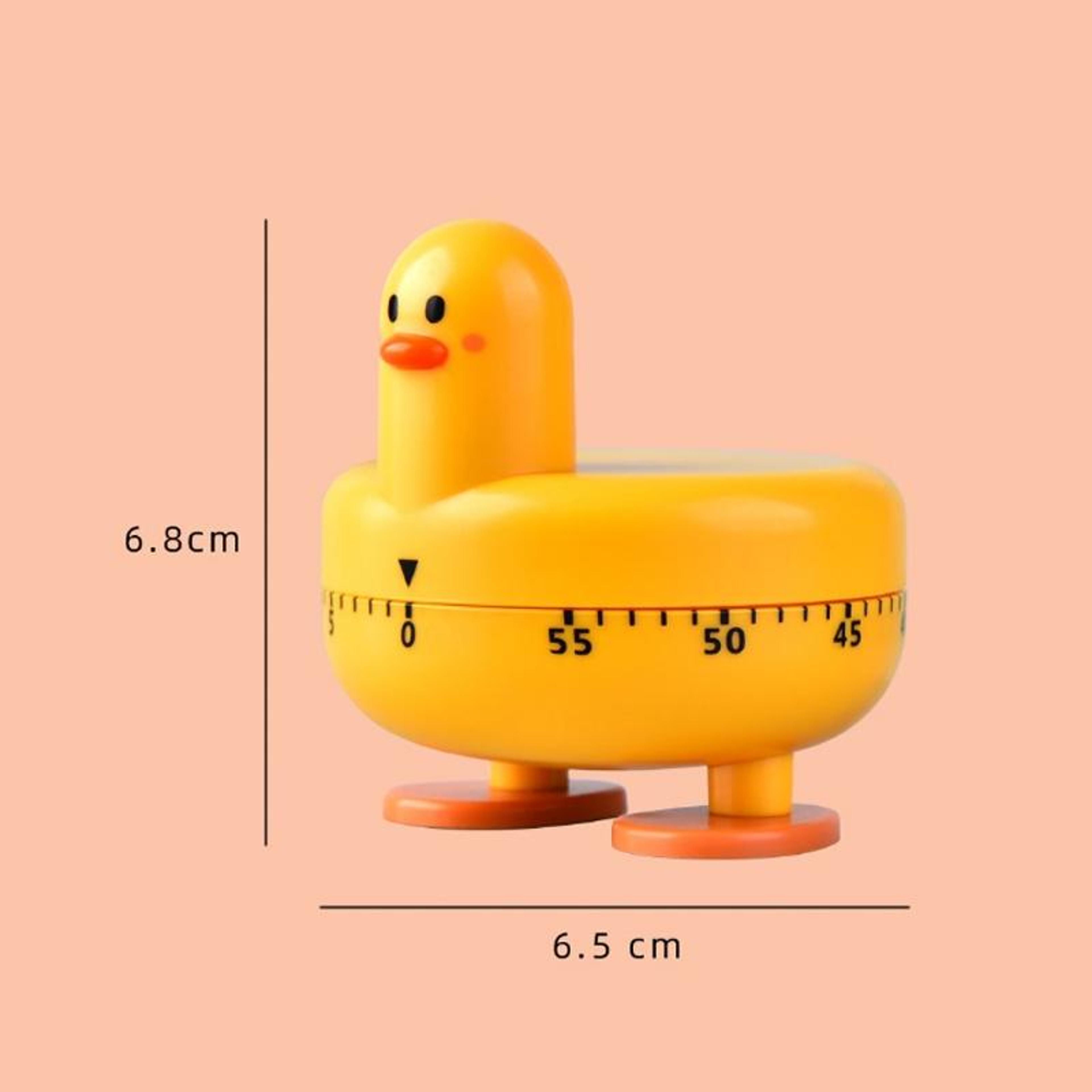 Cute Duck Mechanical Kitchen Timer For Baking  Cooking Time Management 2