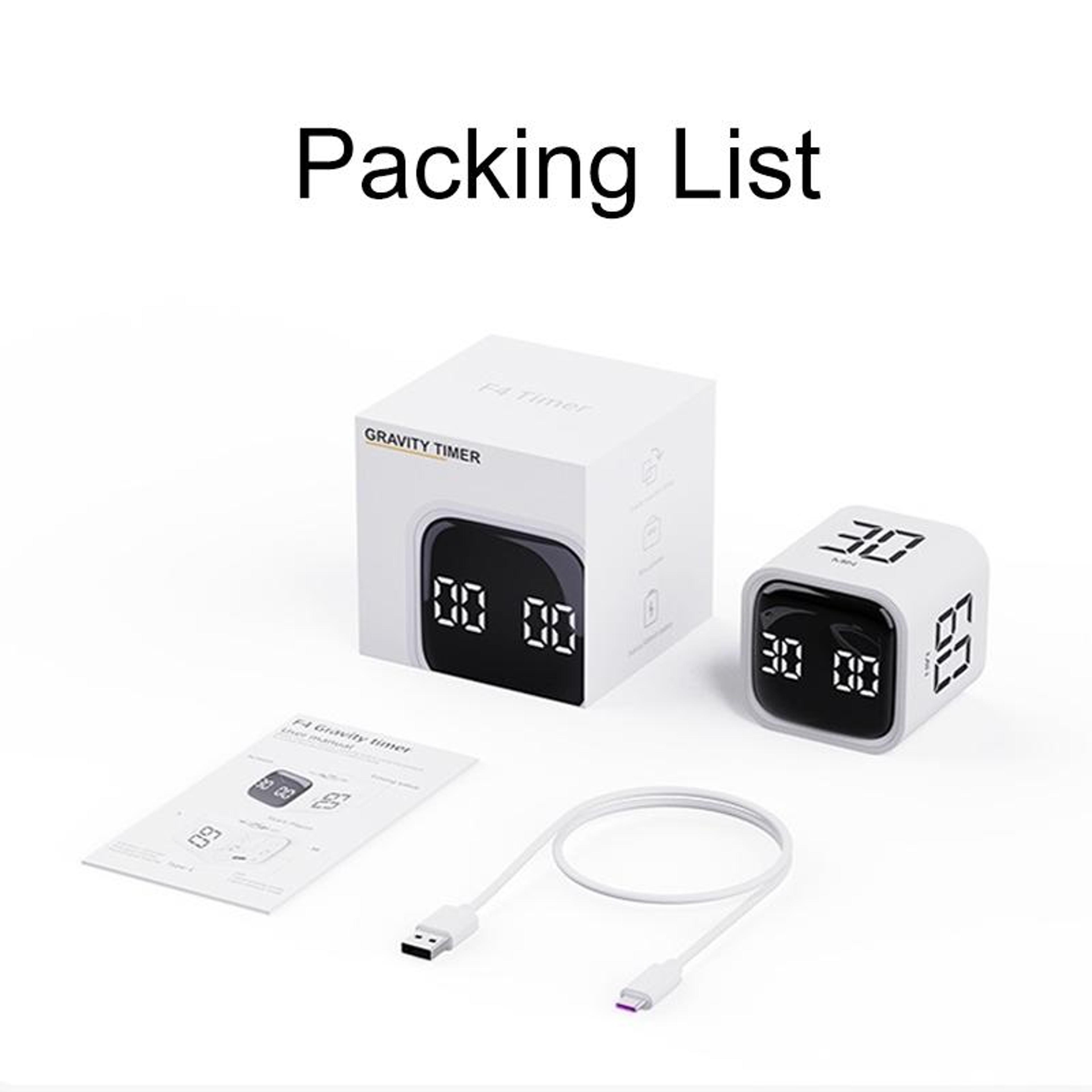 Premium Multifunction Countdown Clock Digital Kitchen  Study Timer 10