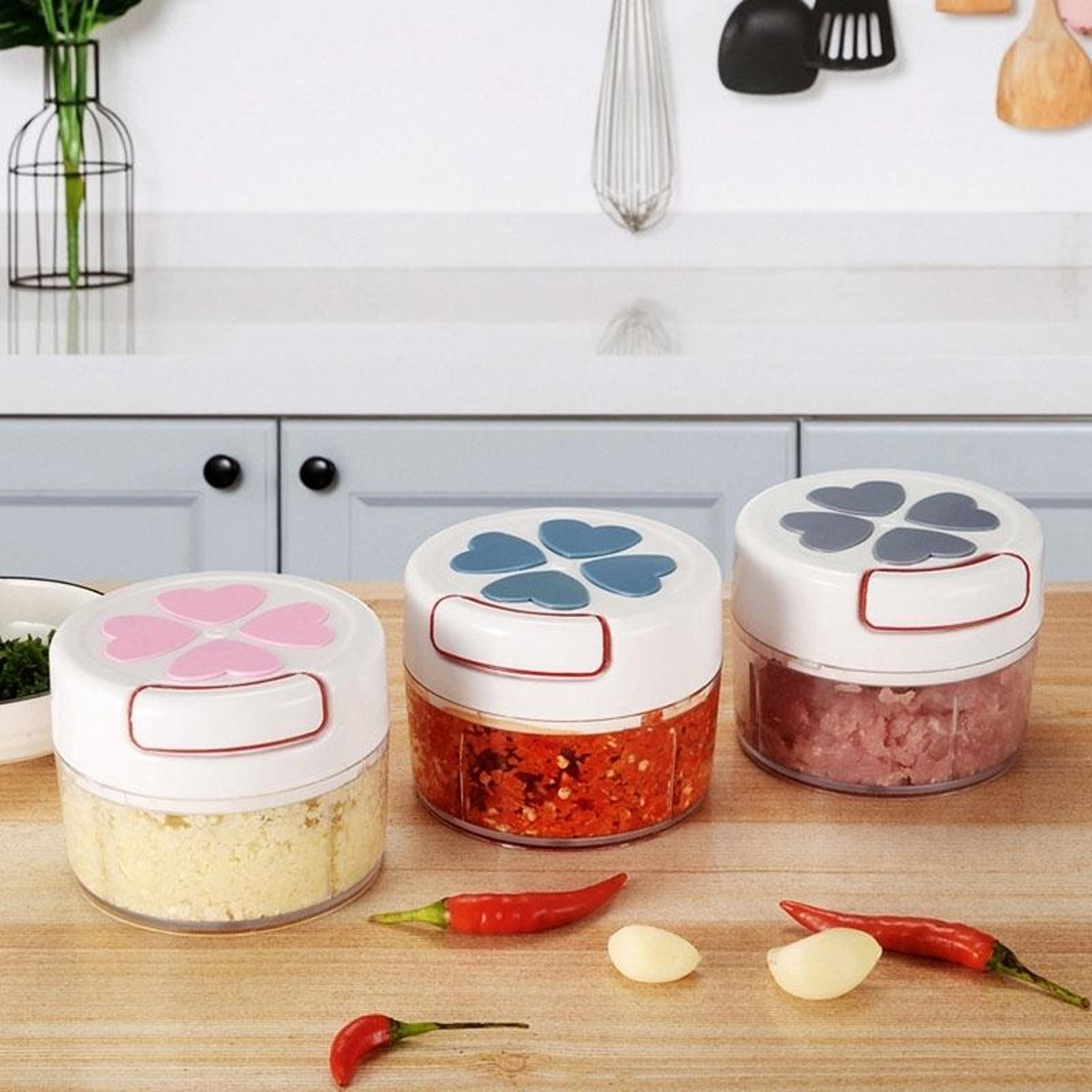 premium manual garlic & vegetable chopper all in one kitchen garlic tool