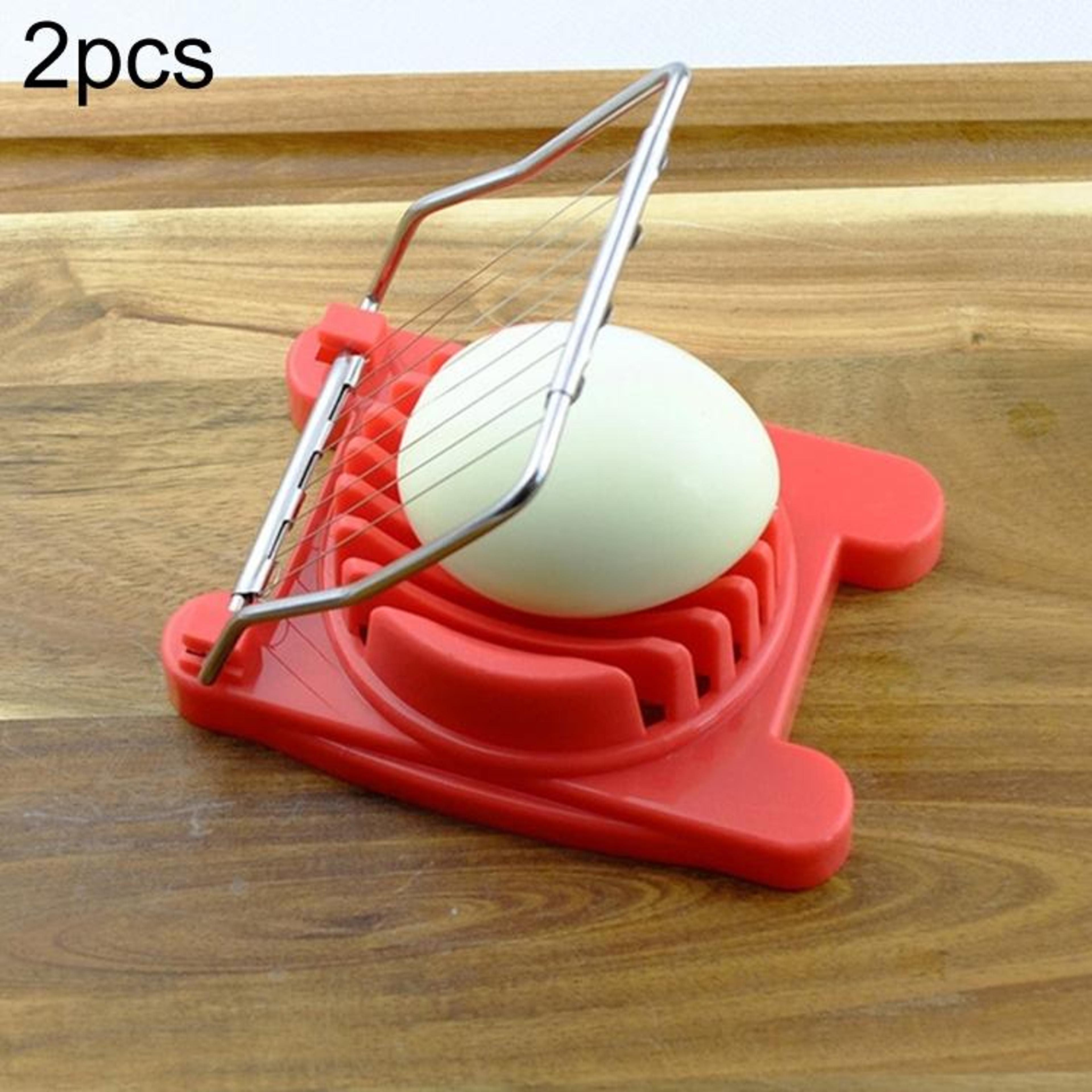 Premium Multifunction Kitchen Egg Slicer  Stainless Steel Egg Cutter Set 0