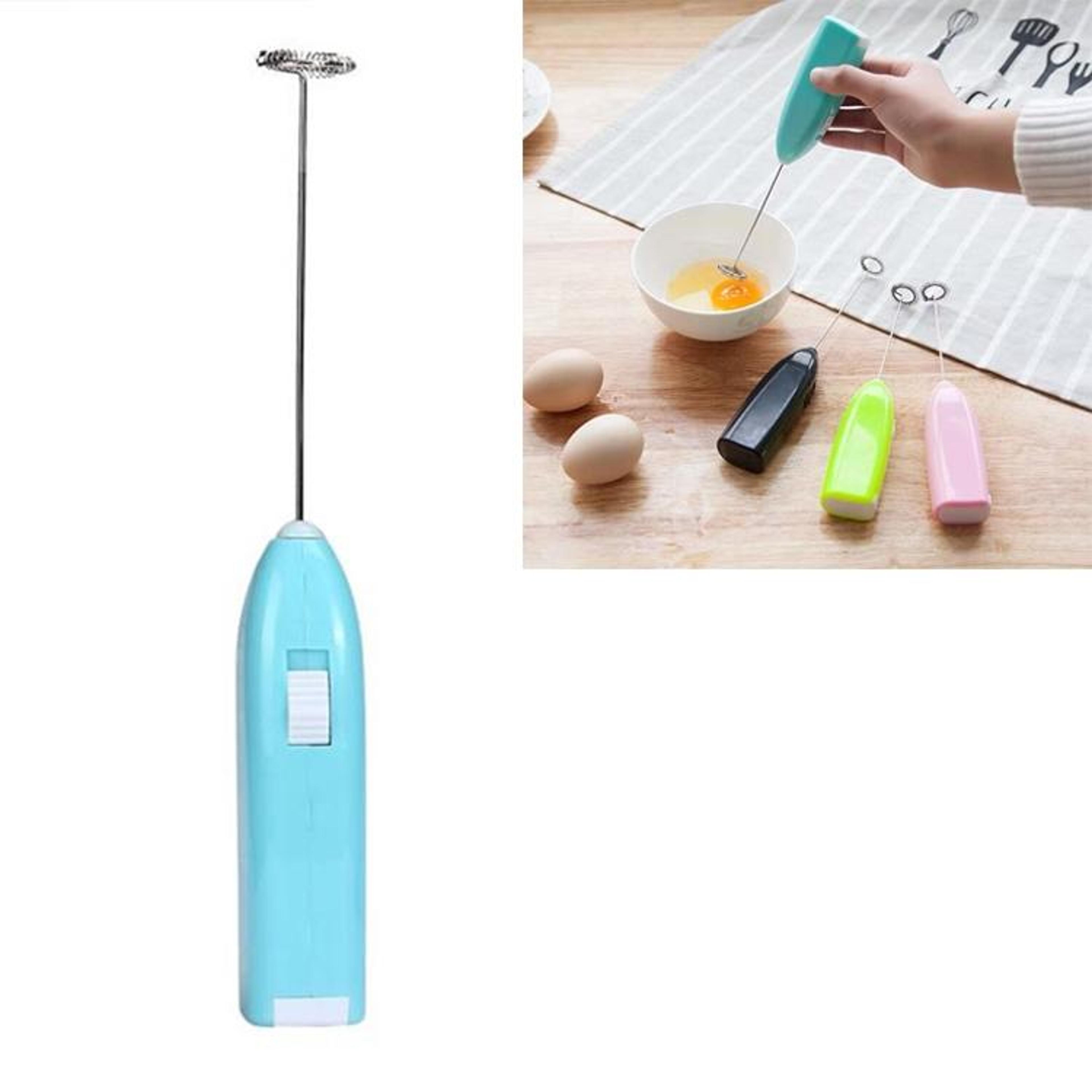 Electric Handheld Mini Egg Beater  Stainless Steel Kitchen Mixer 4