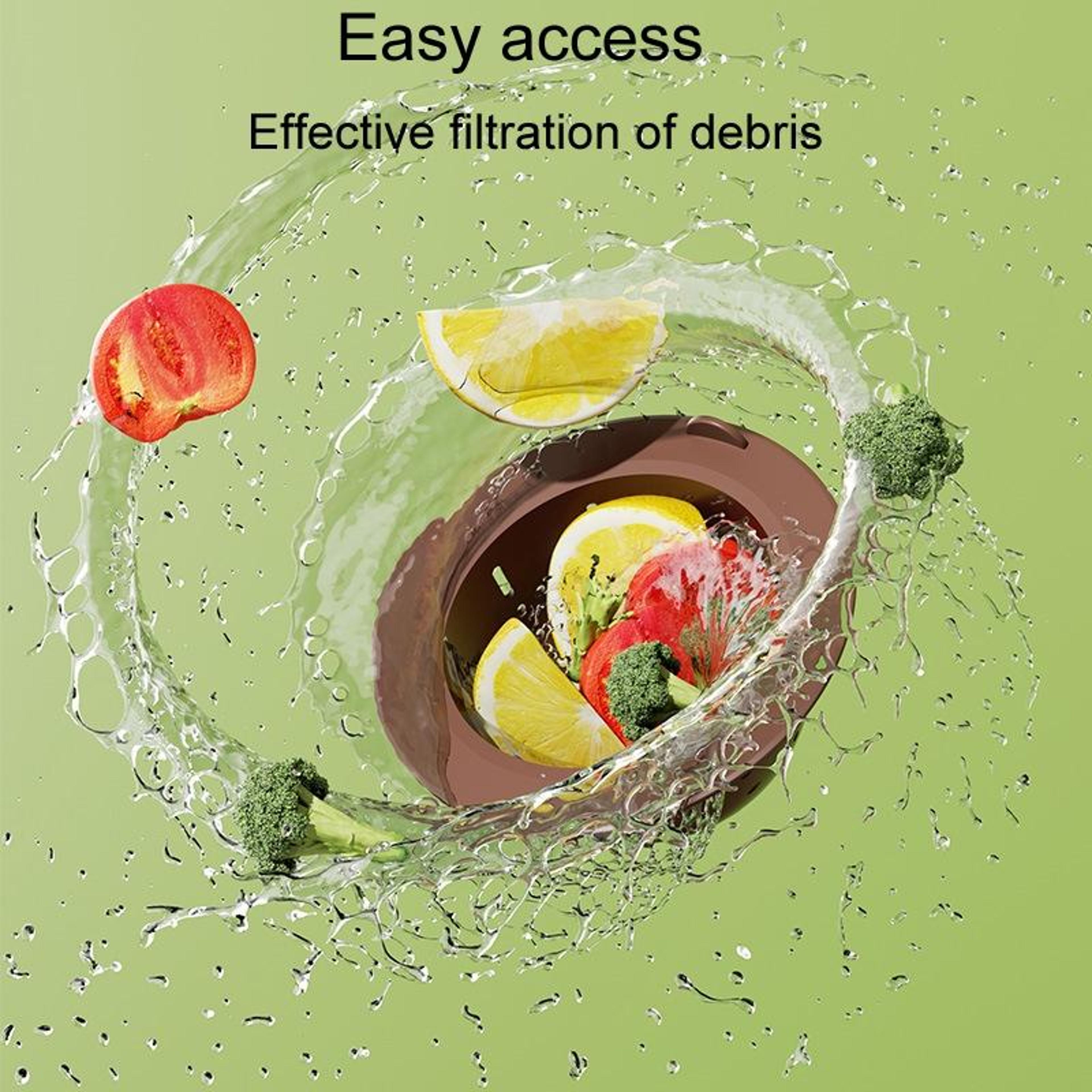 Premium Elastic TPR Kitchen Sink Strainer  Anti Clogging Mesh Drain Filter 8