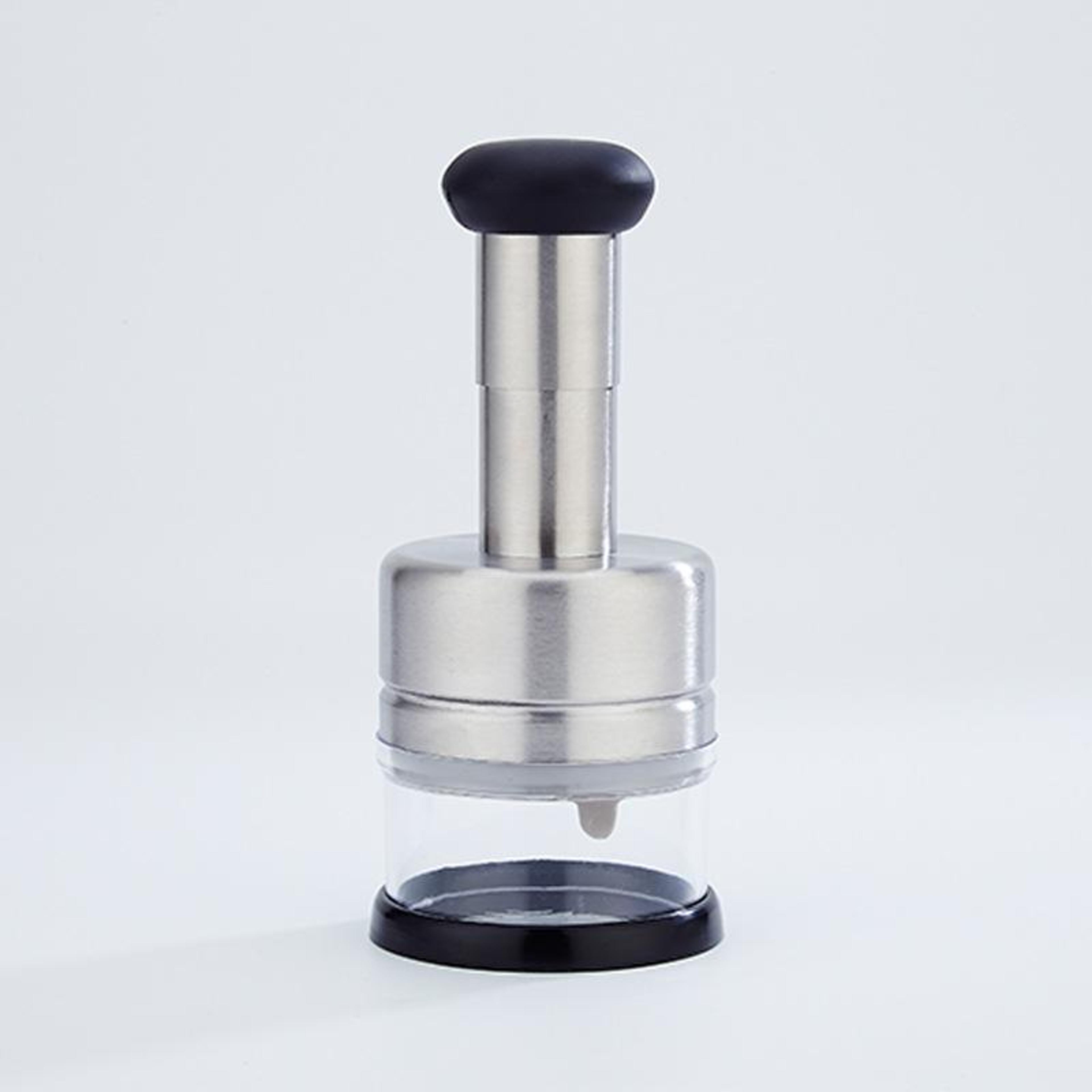 Stainless Steel Vegetable Cutter Onion Press Chopper  Garlic Press Slicer 2