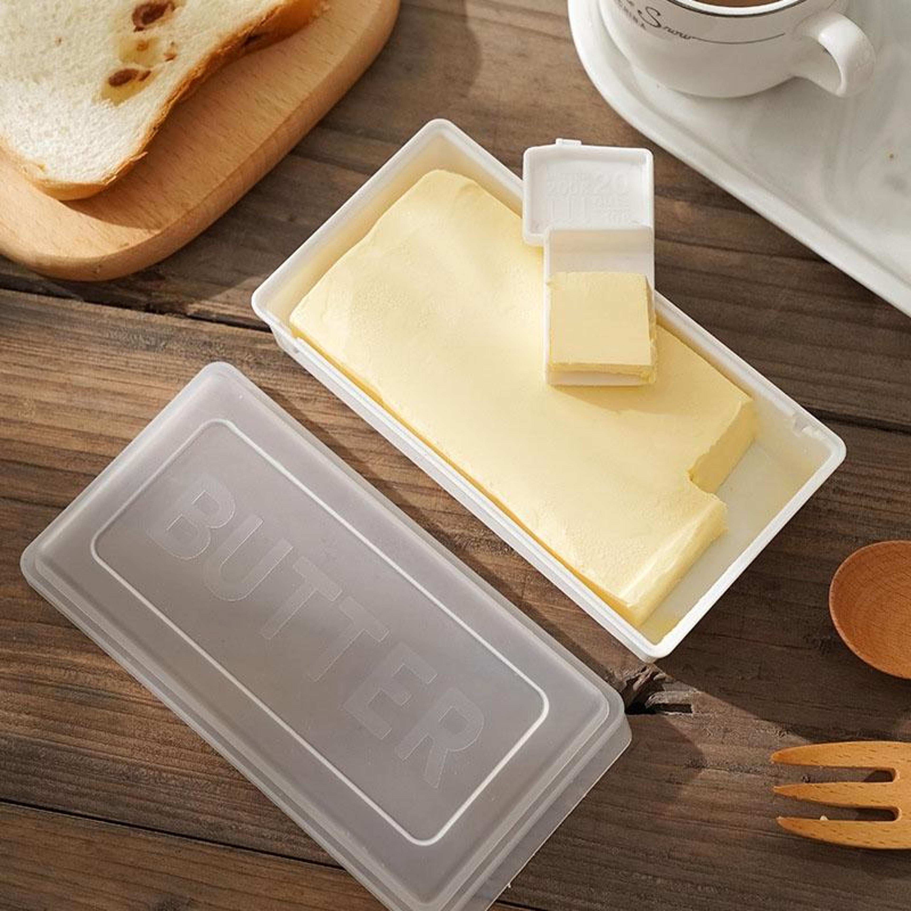 Household Butter Cutter Storage Box With Lid Fridge Butter Keeper  Cheese Container 8
