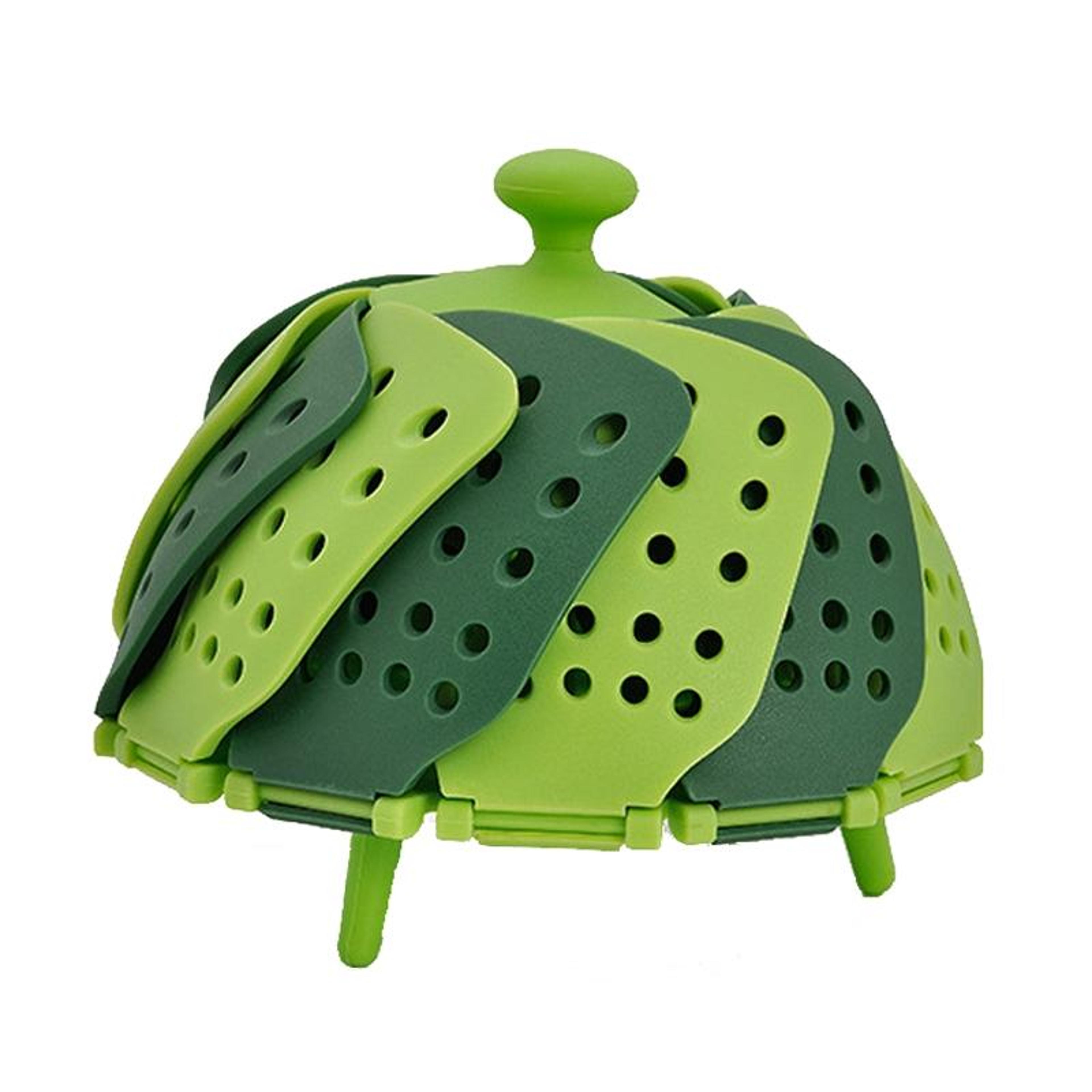 Foldable Lotus Steam Basket Durable Kitchen Vegetable  Food Strainer 1