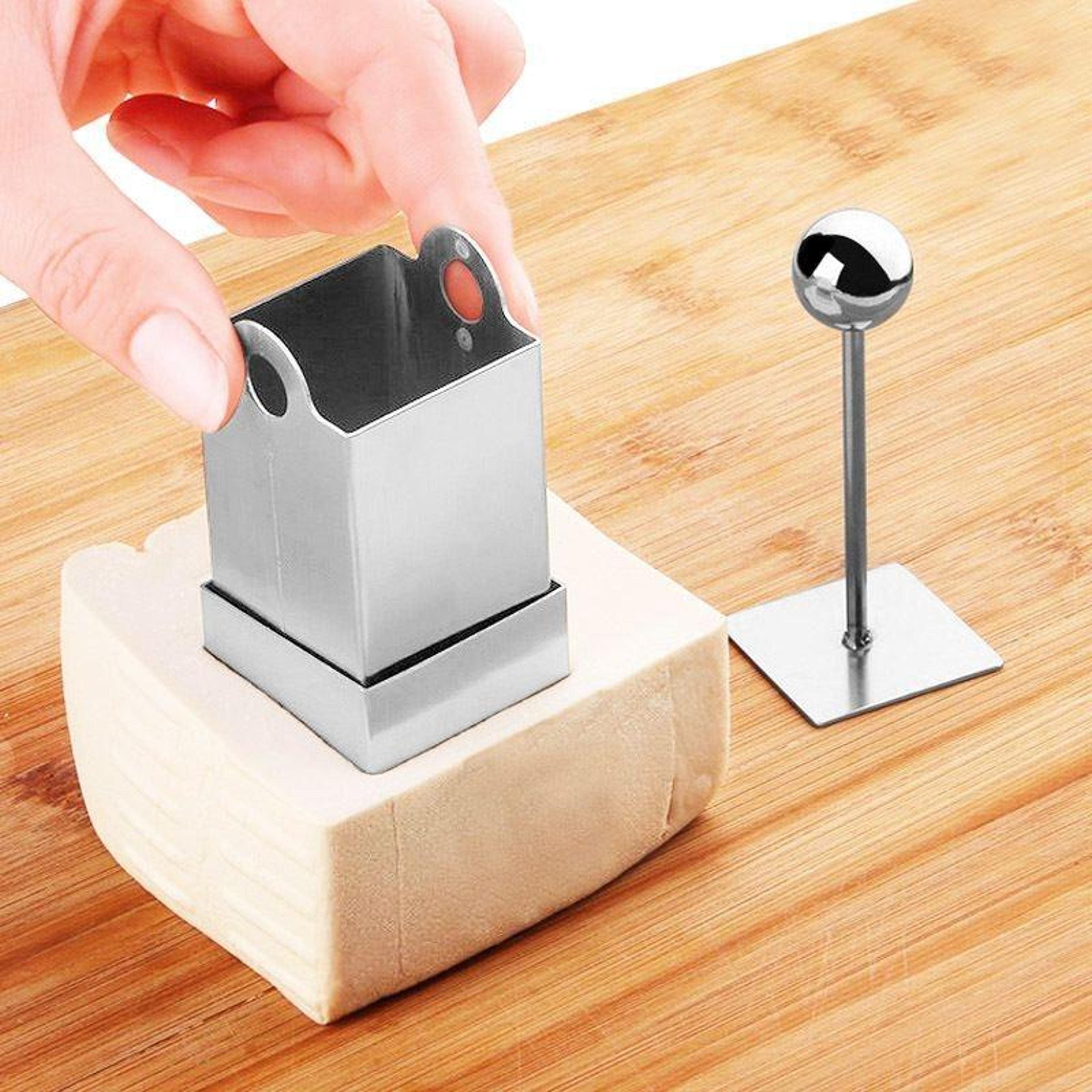 Premium Chrysanthemum Stainless Steel Tofu Cutter  Shredder Tool 8