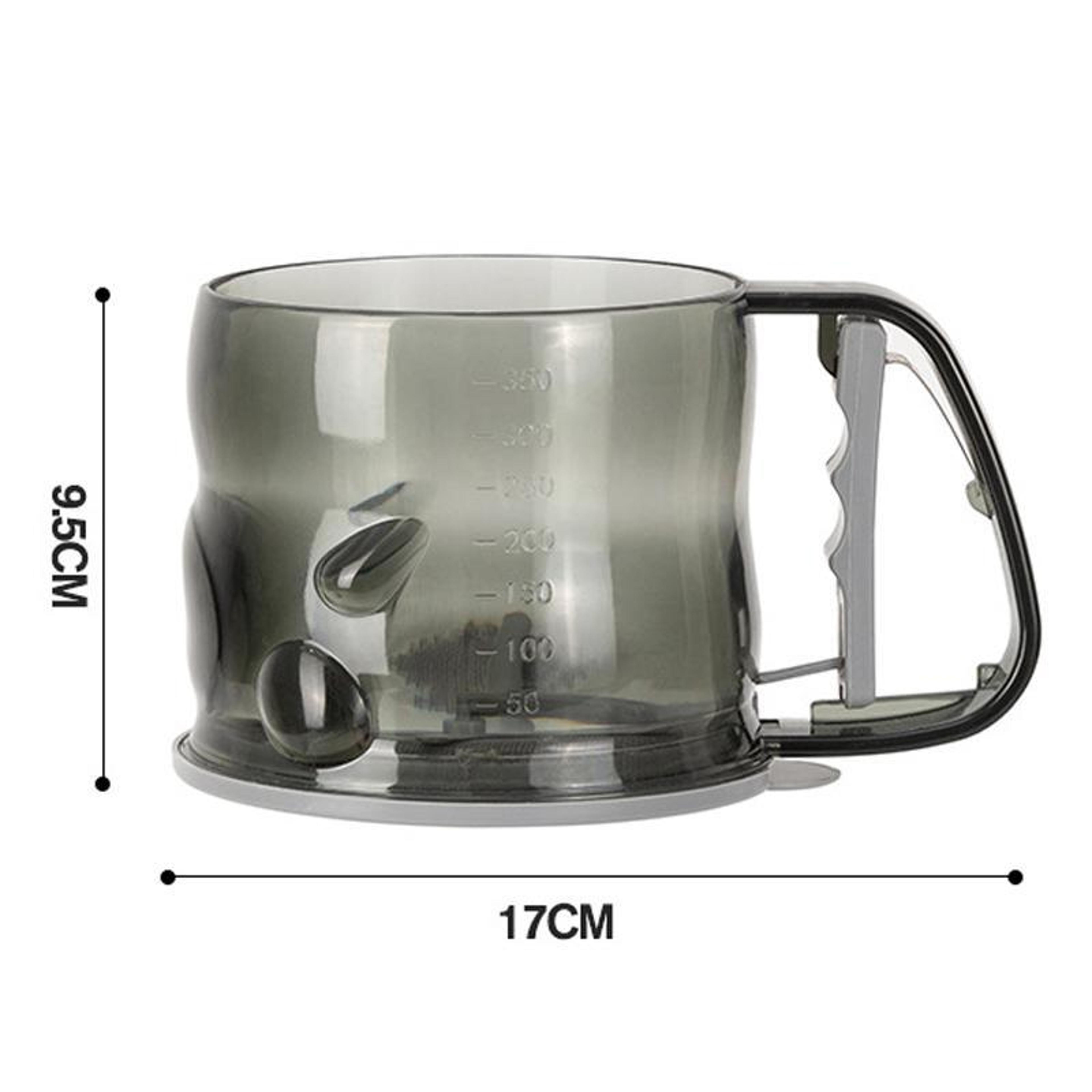 Premium Semi Automatic Handheld Flour Sifter Baking Powder Sieving Tool 4