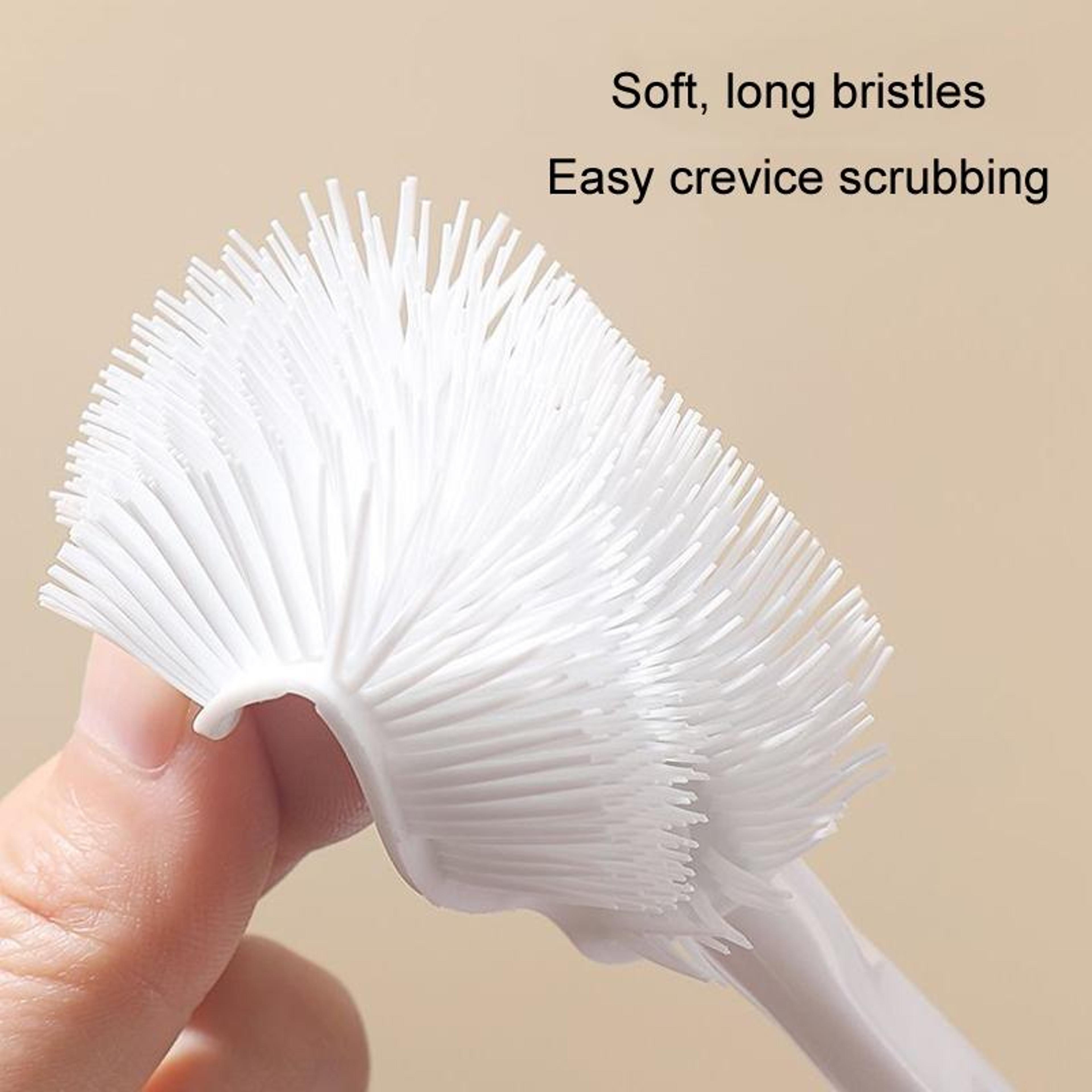 All In One Long Handle Bottle  Kettle Cleaning Brush With Foldable Head 6