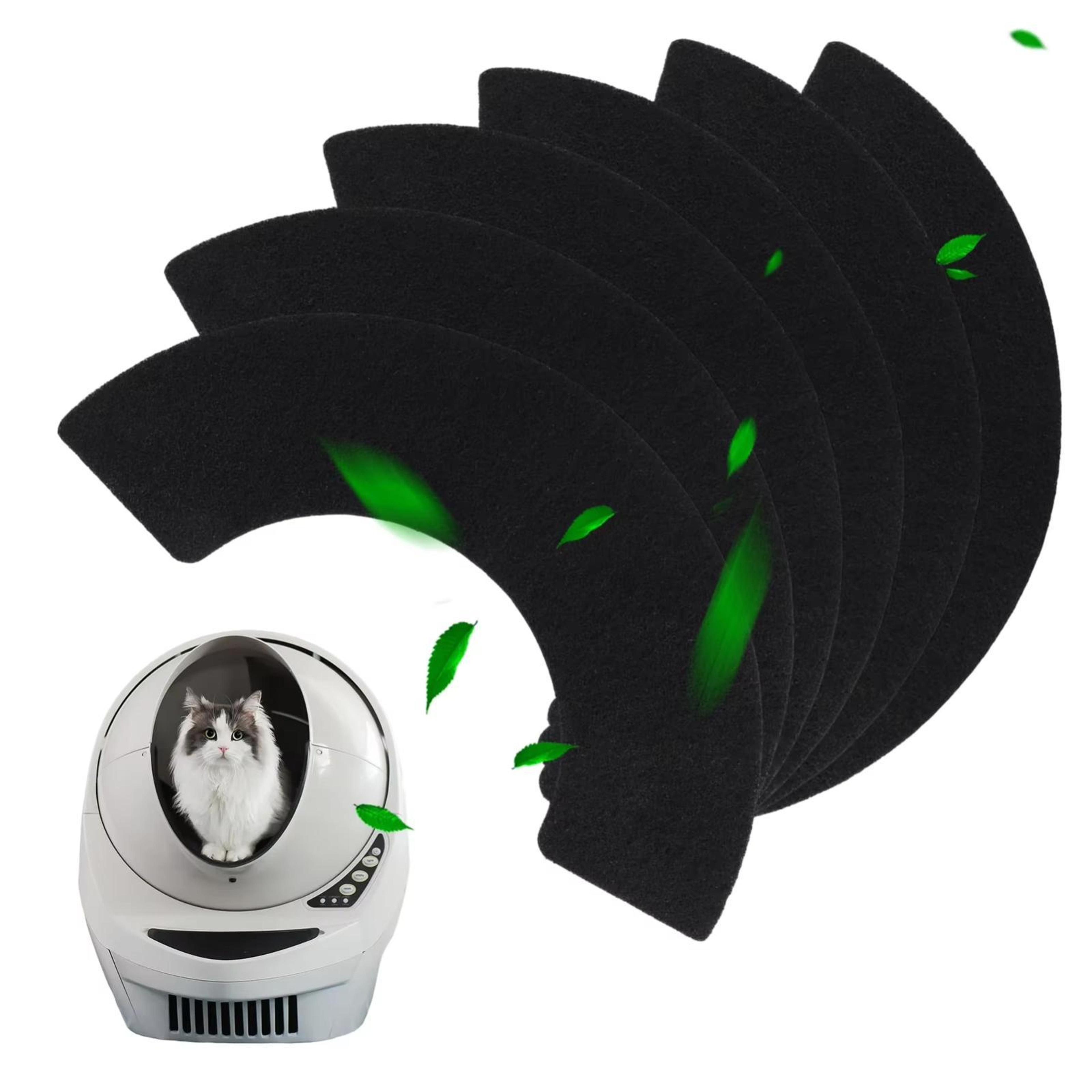 6 pack activated litter robot 4 carbon filter replacement odor control filters