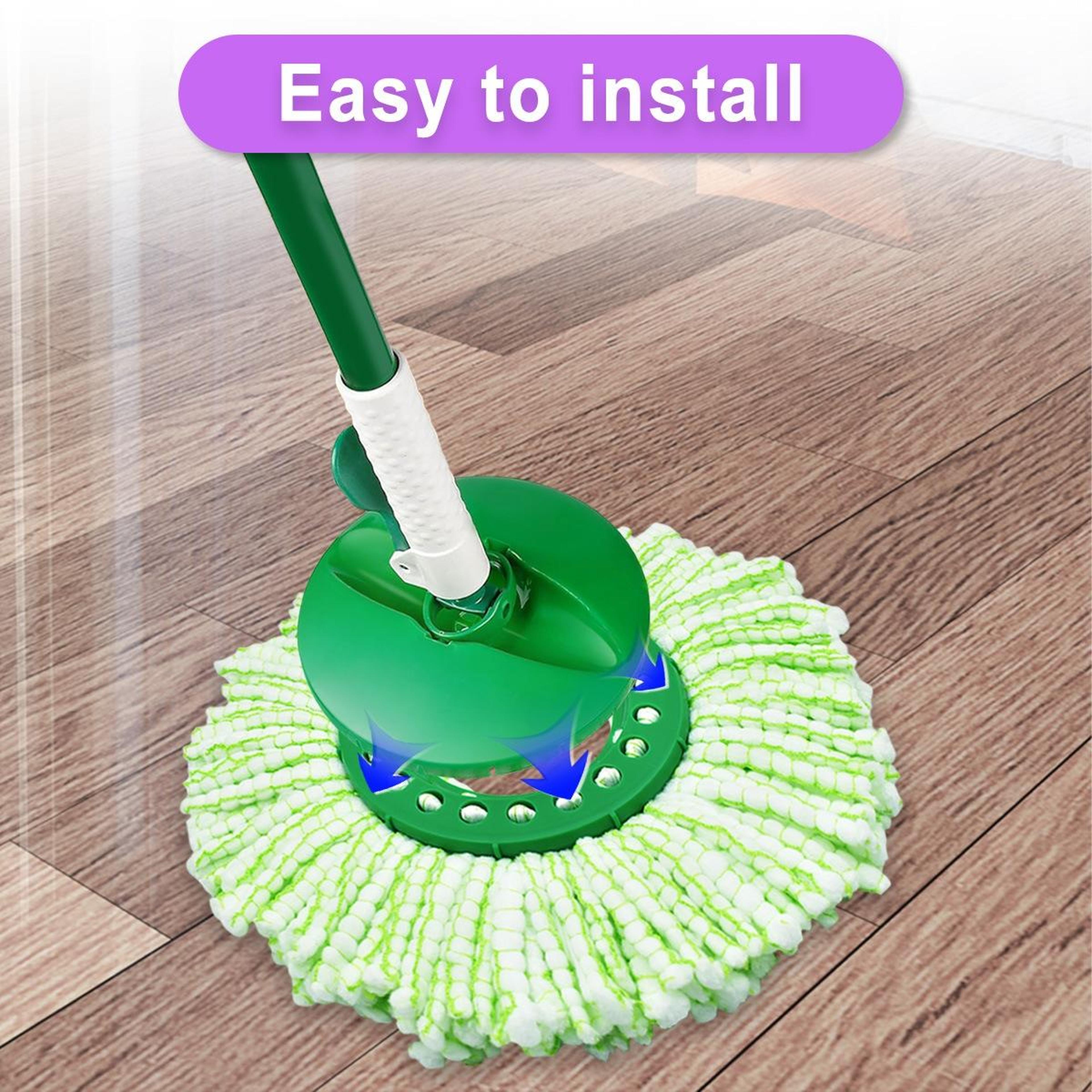 Libman Tornado Spin Mop Replacement Head Reusable Microfiber Mop Pad Refill 5