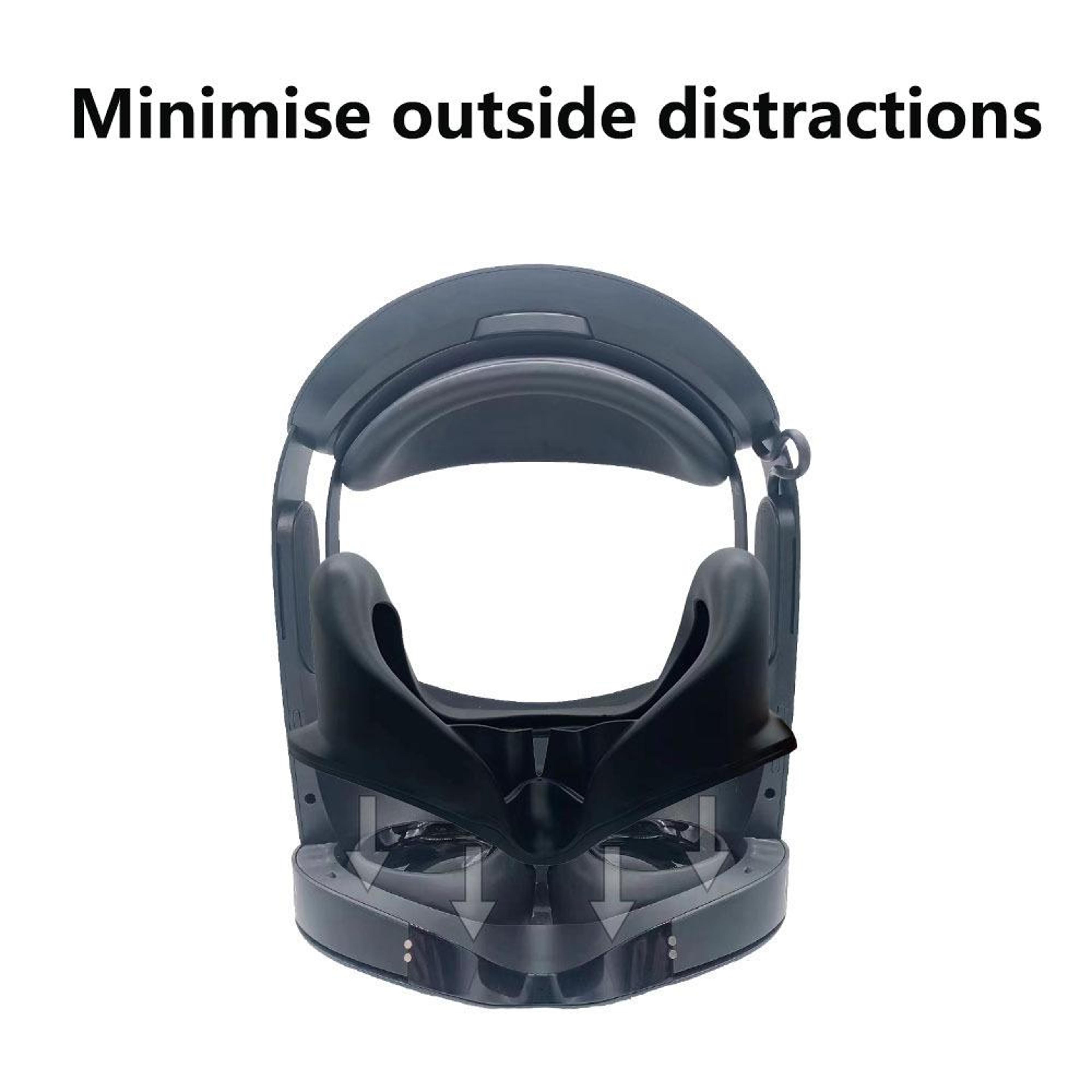 Quest Pro Magnetic Light Blocker Silicone Facial Interface Eye Mask 7