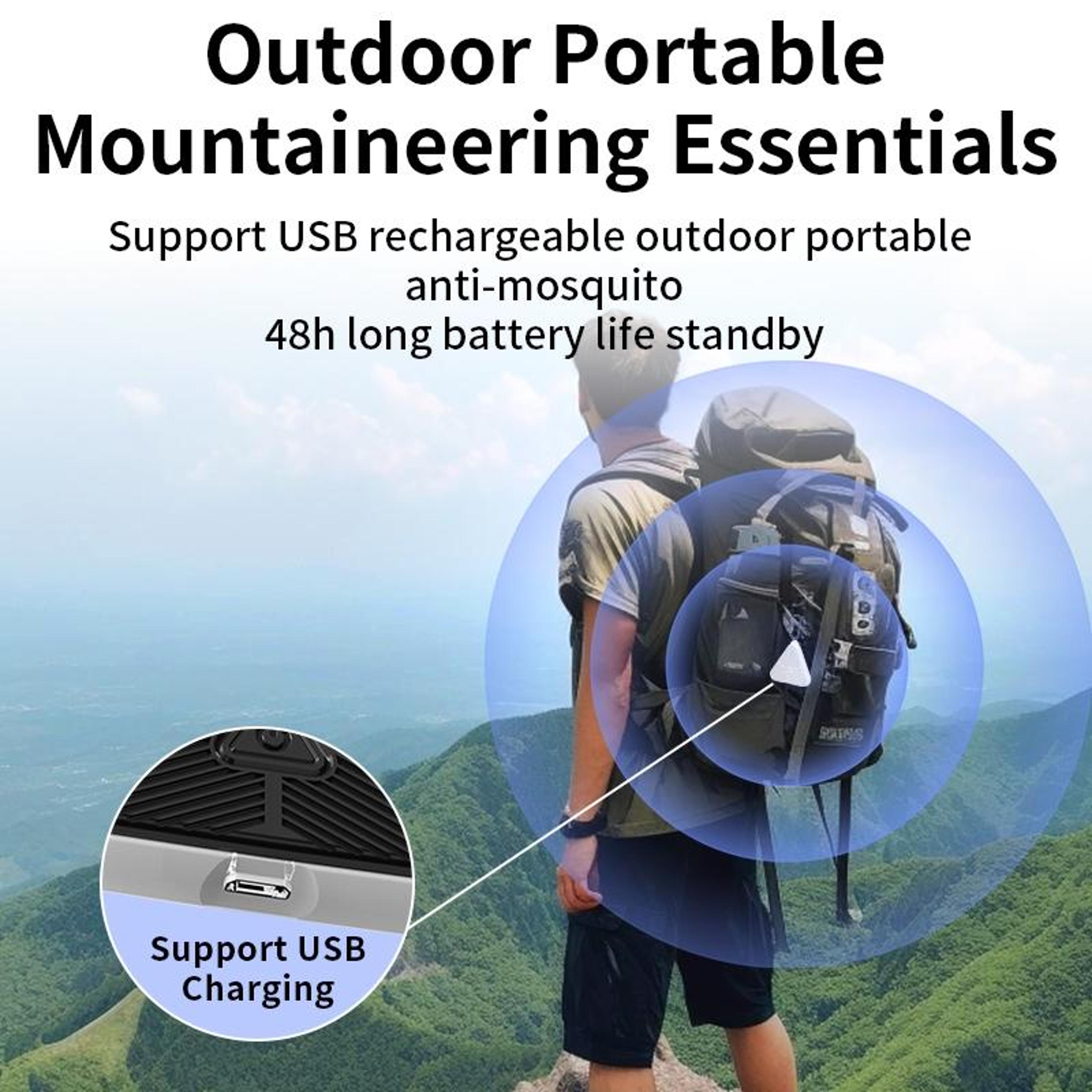 Portable Ultrasonic Mosquito  Pest Repeller For Outdoor Camping 5