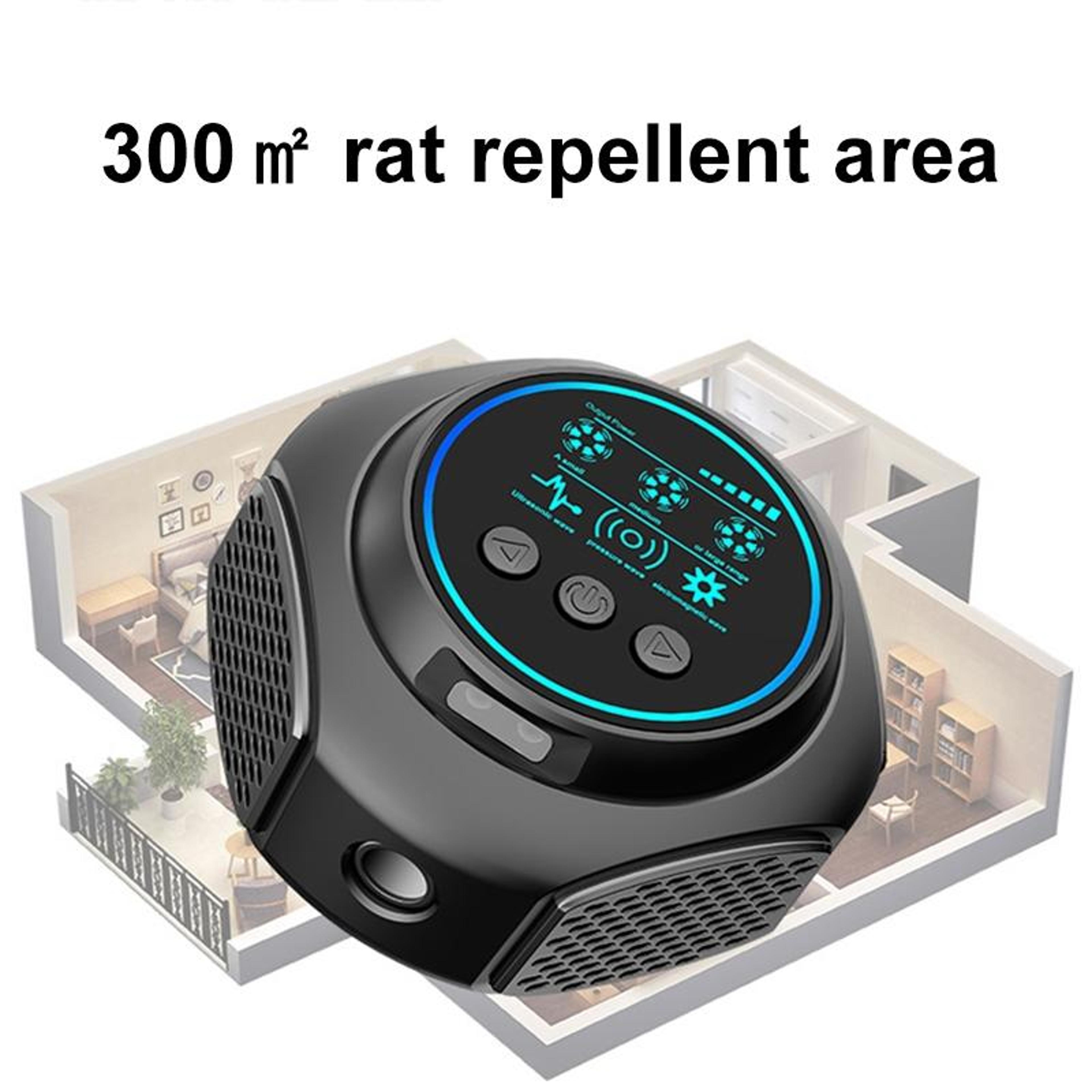 Smart 360 Ultrasonic Mouse Repeller For Homes Multi Frequency Rodent Control 7