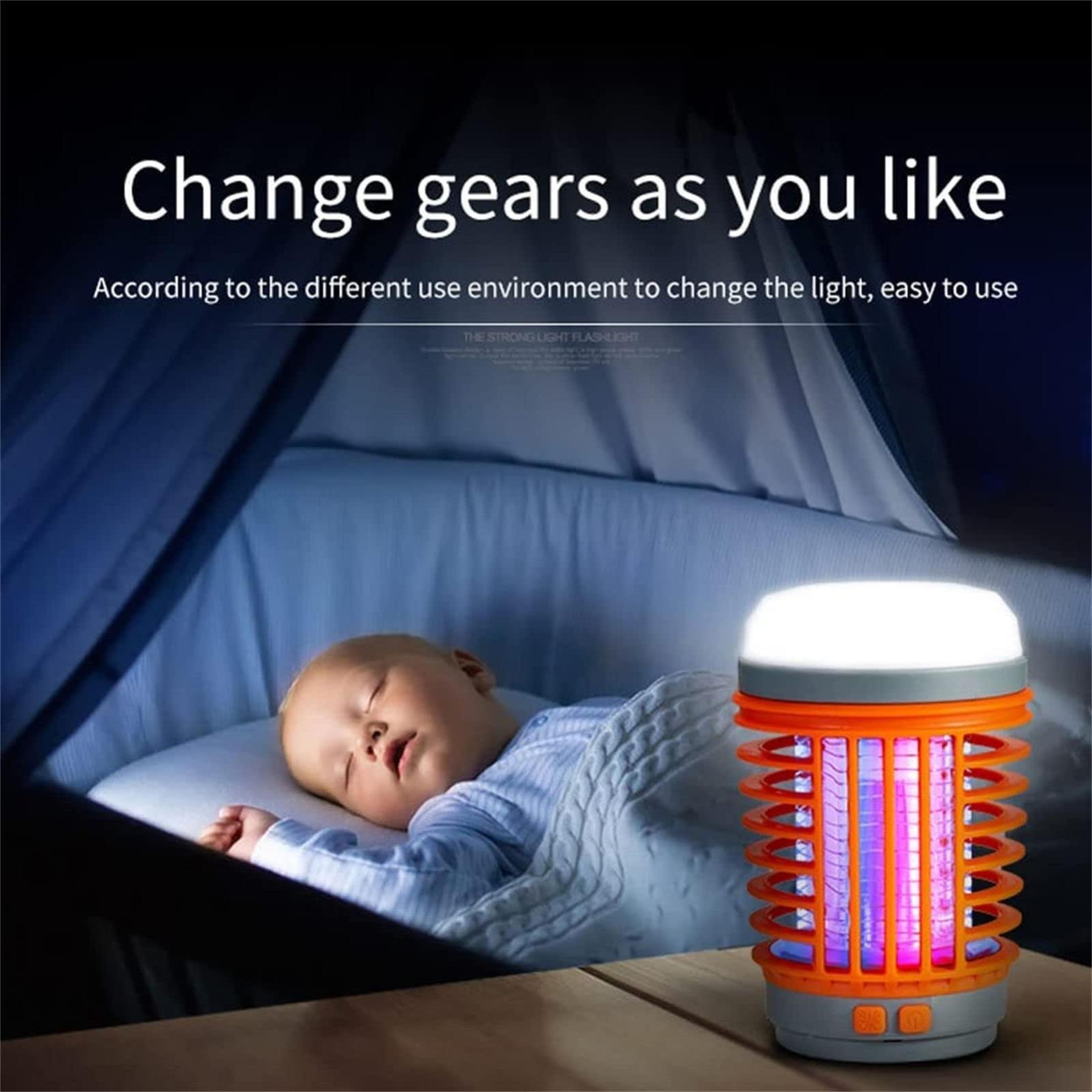 Solar Mosquito Killer Lamp  LED Camping Lantern USB Rechargeable Outdoor Bug Zapper 8