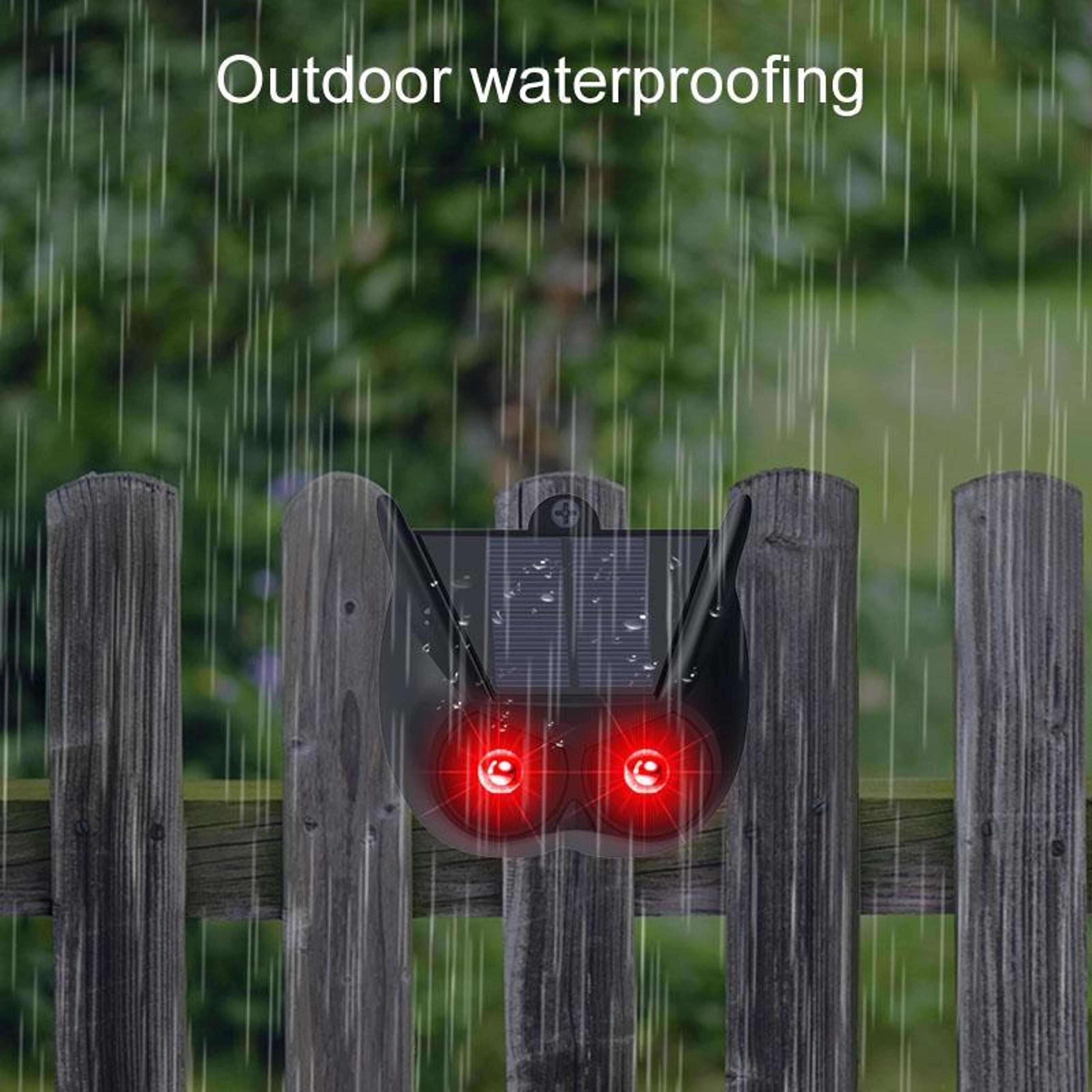 Solar Animal Repellent Predator Eye Deterrent Light For Gardens  Farms 6