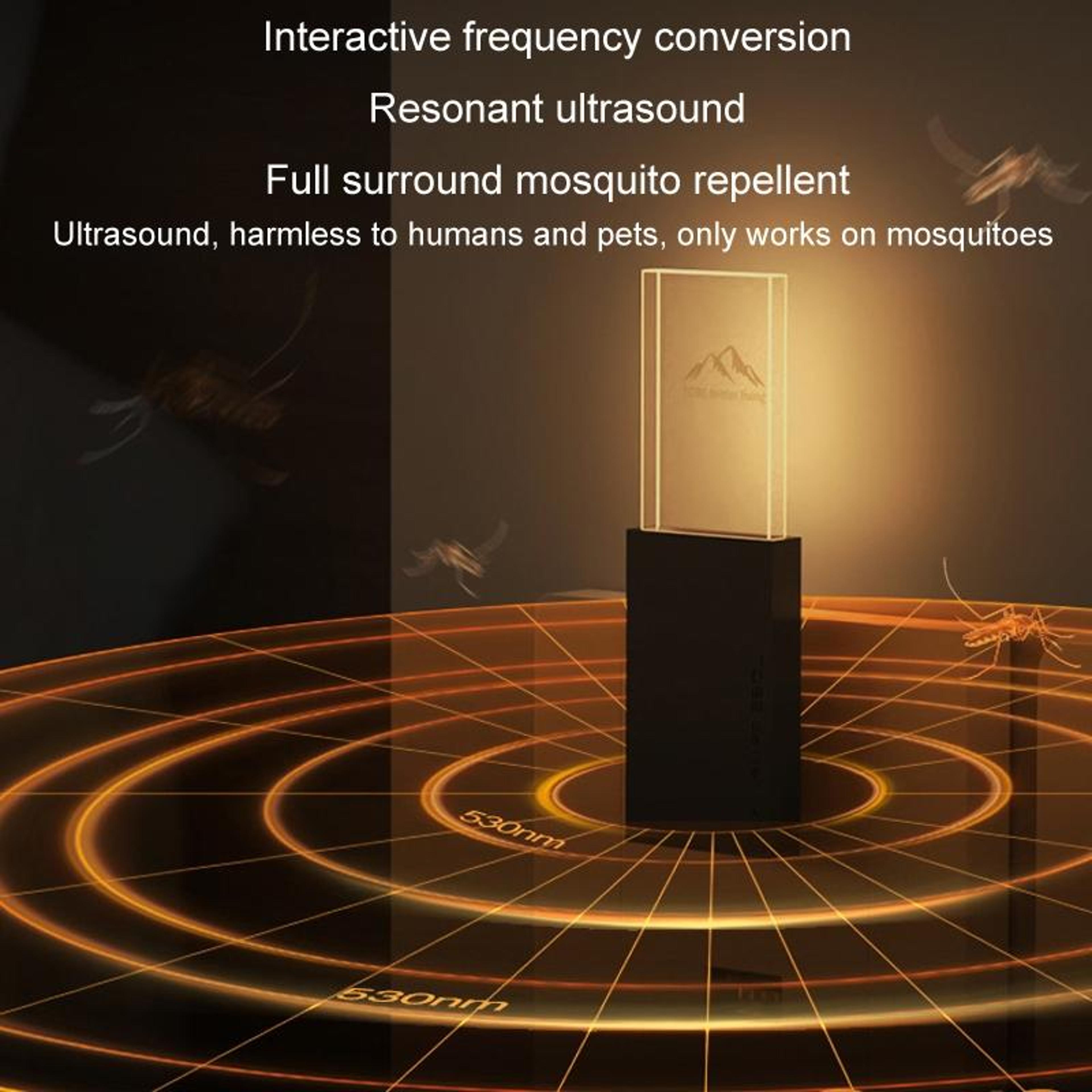 Smart USB Ultrasonic Night Light Pest  Mouse Repeller Home Insect Control Lamp 7