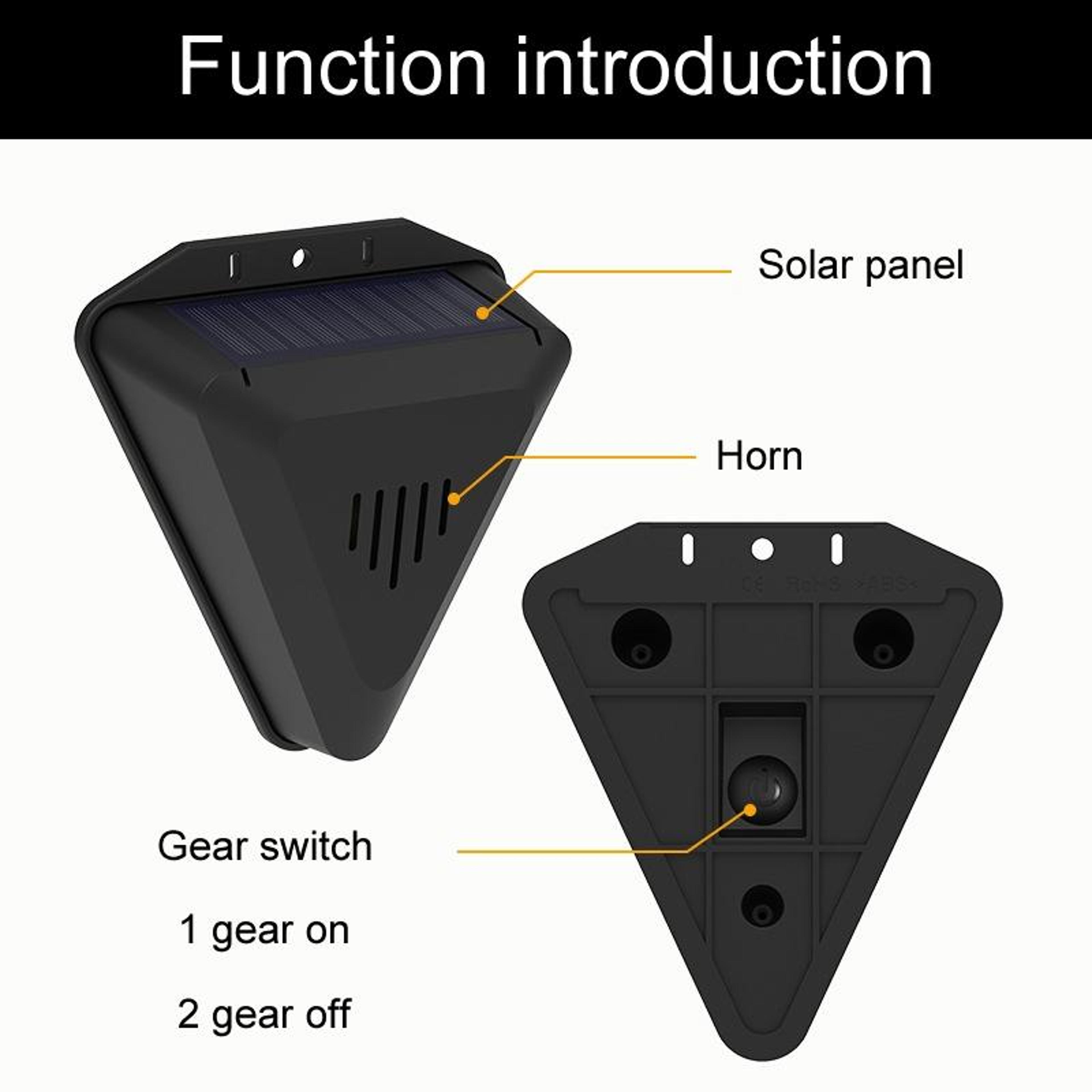 SolarGuard Pro Solar Bird Repeller For Orchards Gardens  Fish Ponds 5