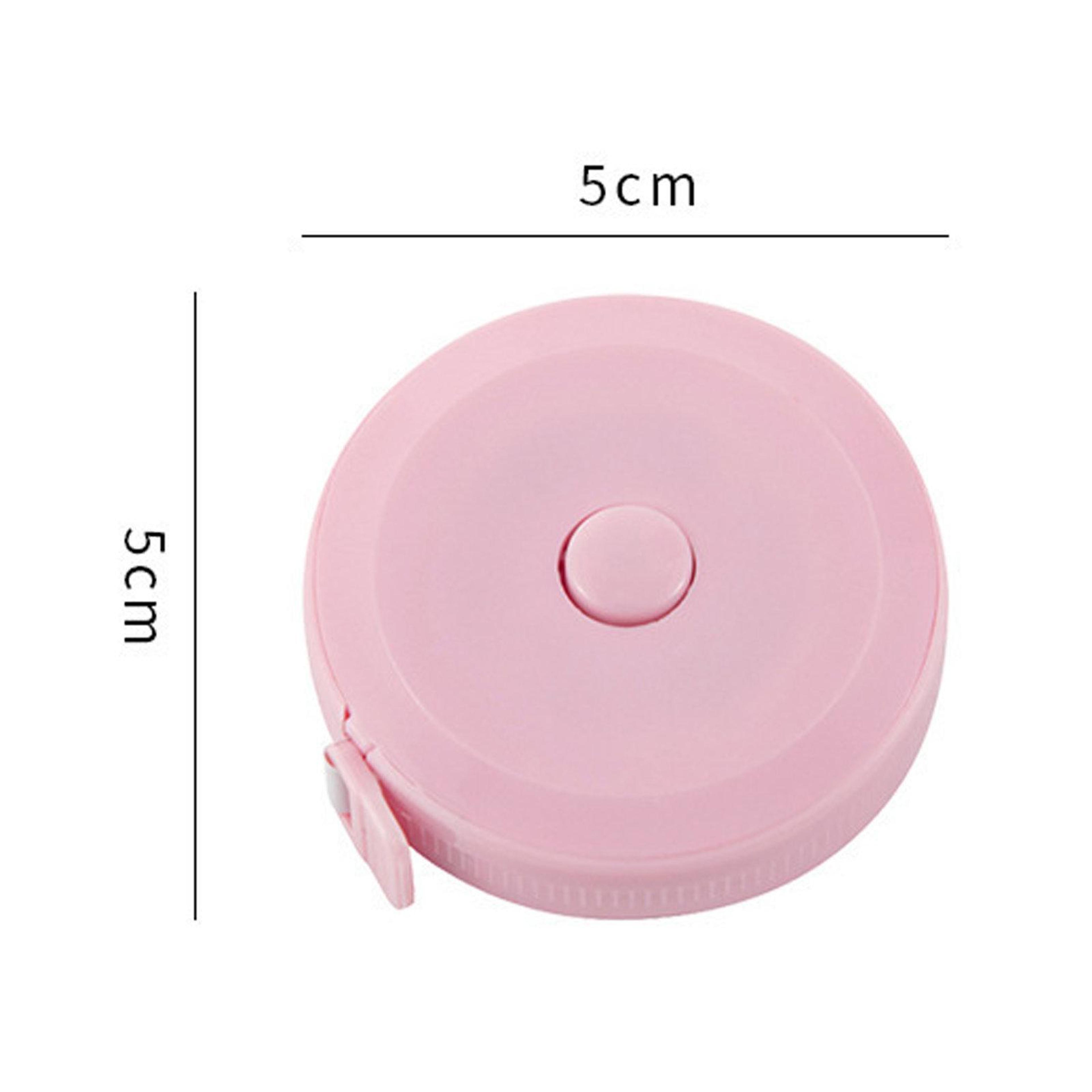 Compact 3 Piece Mini Retractable Tape Measure Set Dual Scale Pocket Measuring Tool 3