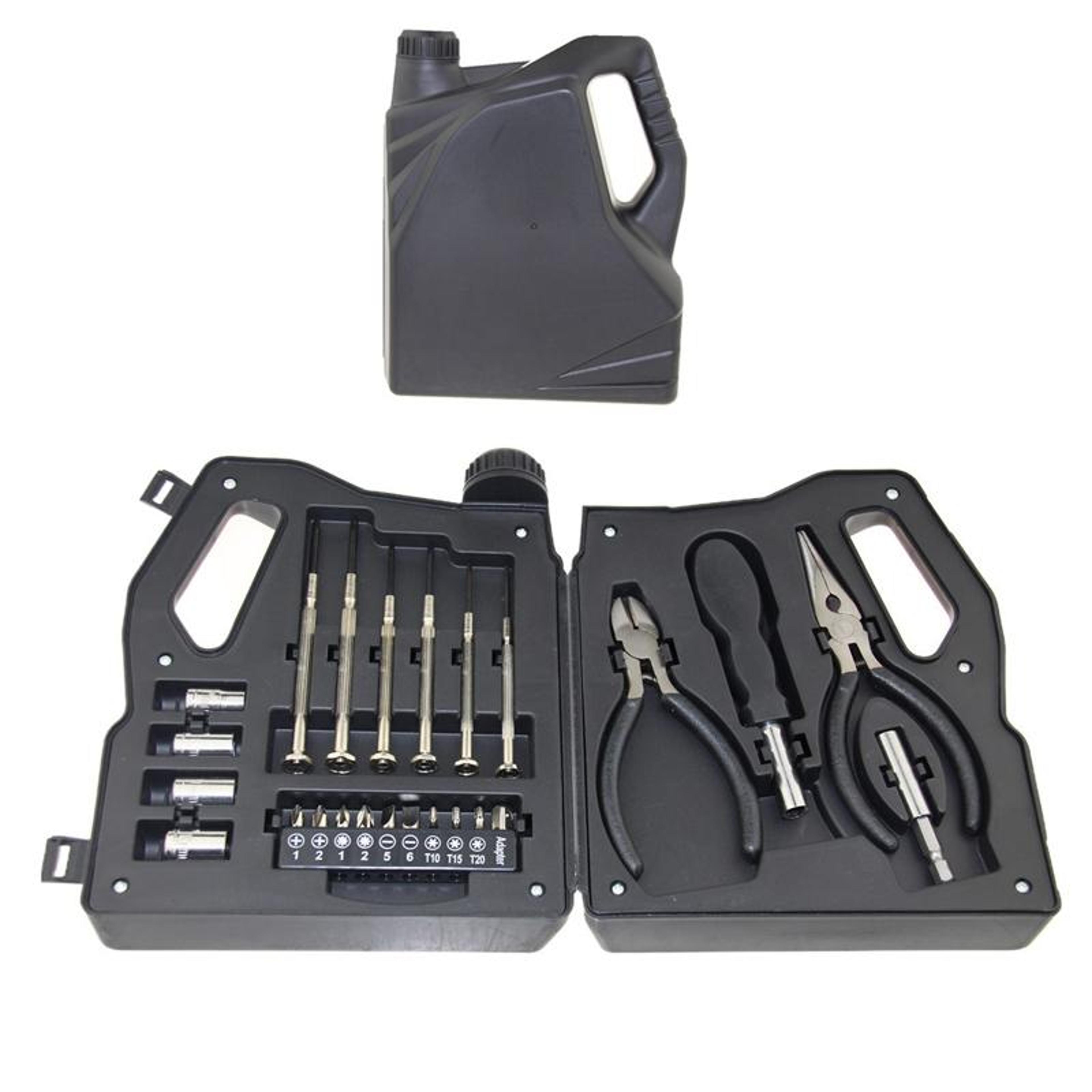 24 In 1 Compact Household Tool Kit With Precision Screwdrivers  Repair Tools 0