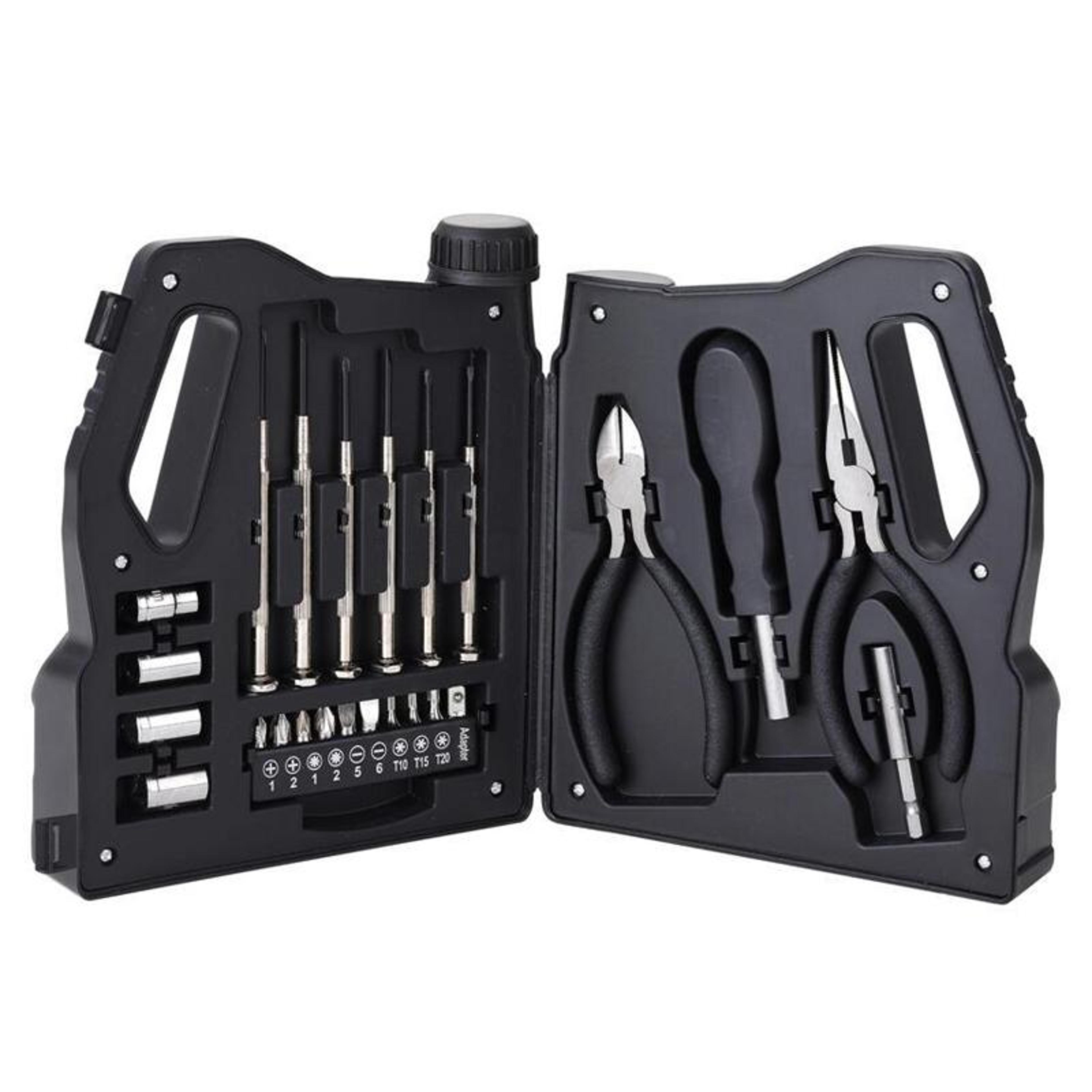 24 In 1 Compact Household Tool Kit With Precision Screwdrivers  Repair Tools 5