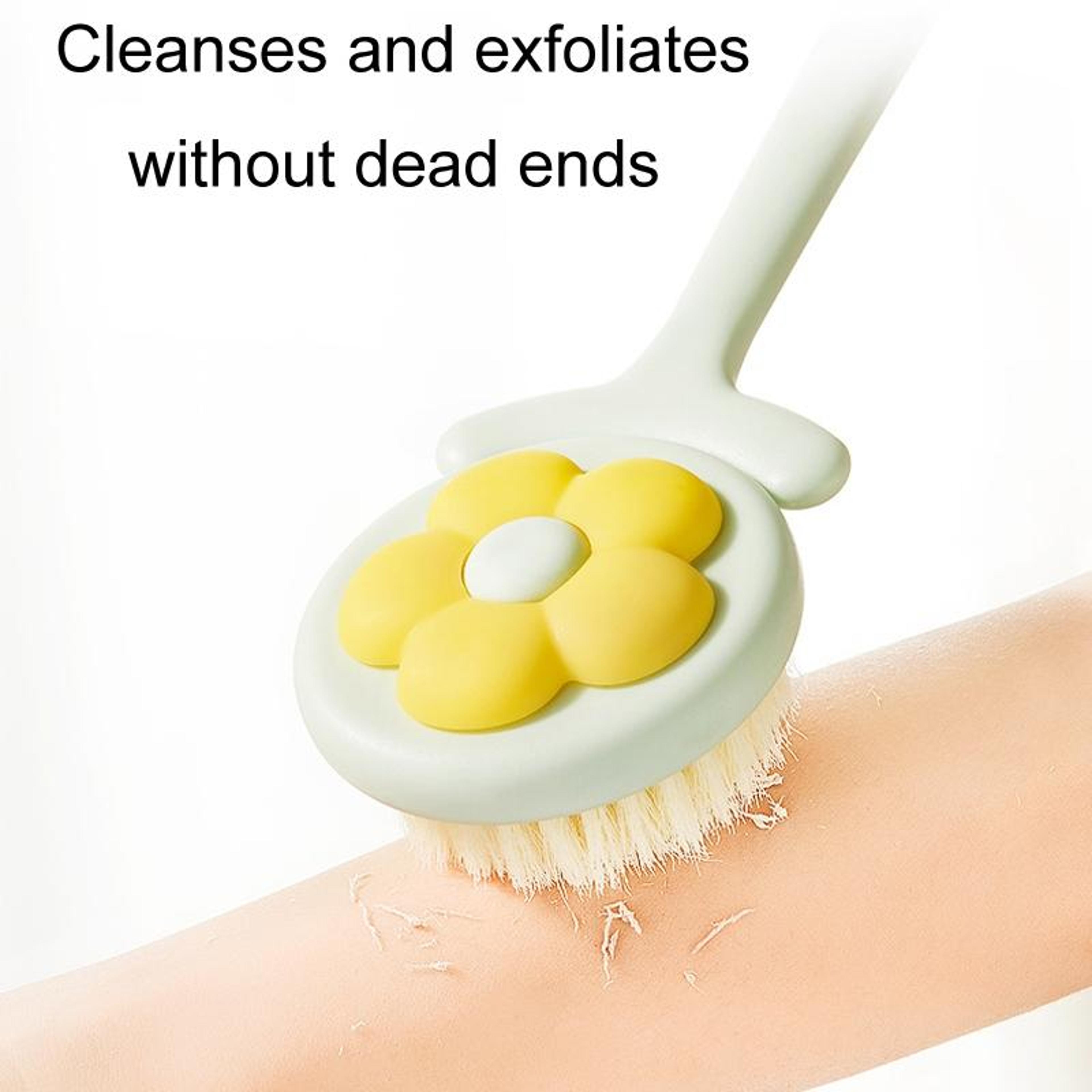 Long Handle Shower Brush With Soft Bristles For Deep Cleansing  Easy Back Care 6