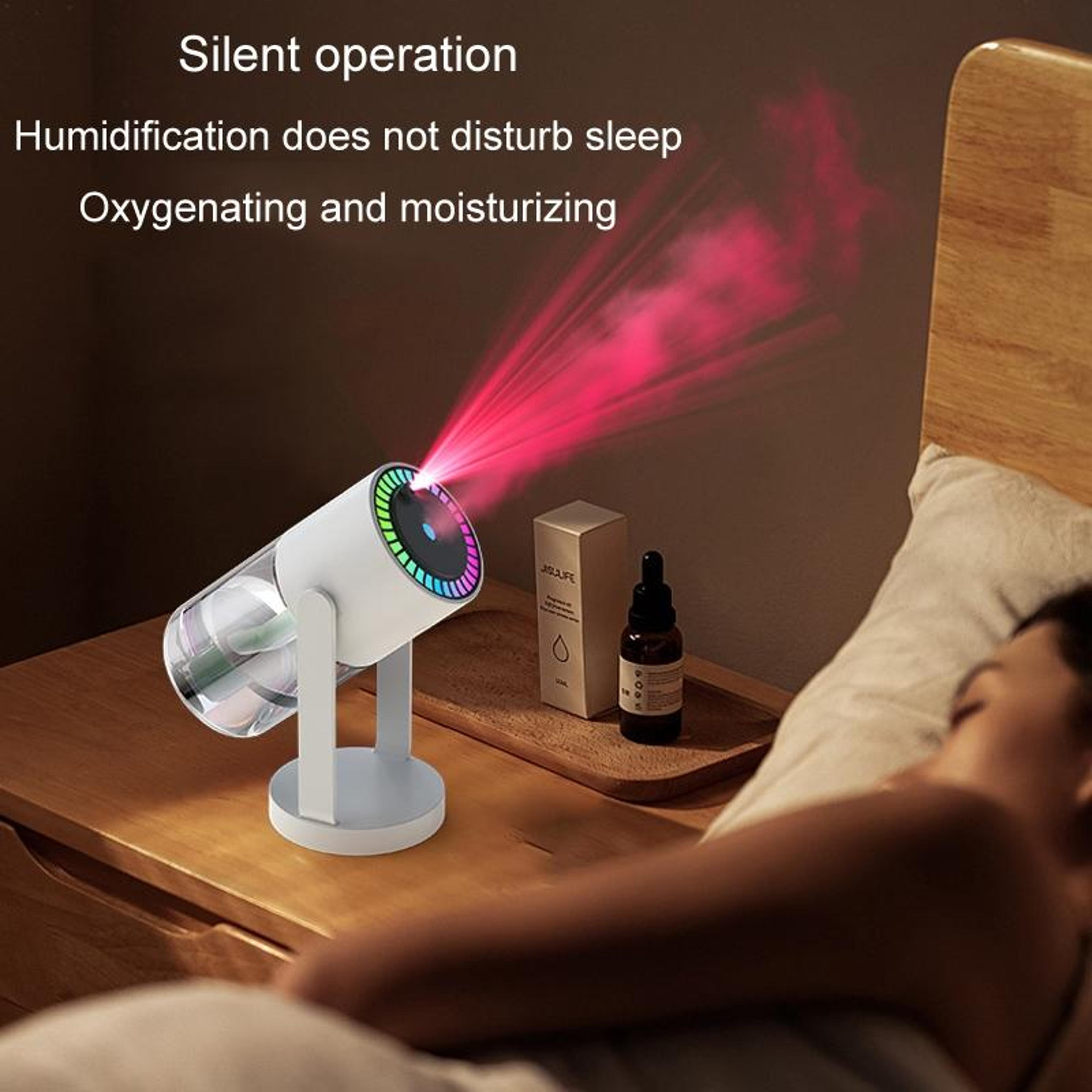 StarGlow USB Humidifier  Star Projector Humidifier For Car Bedroom  Office 280ml Cool Mist Diffuser 8