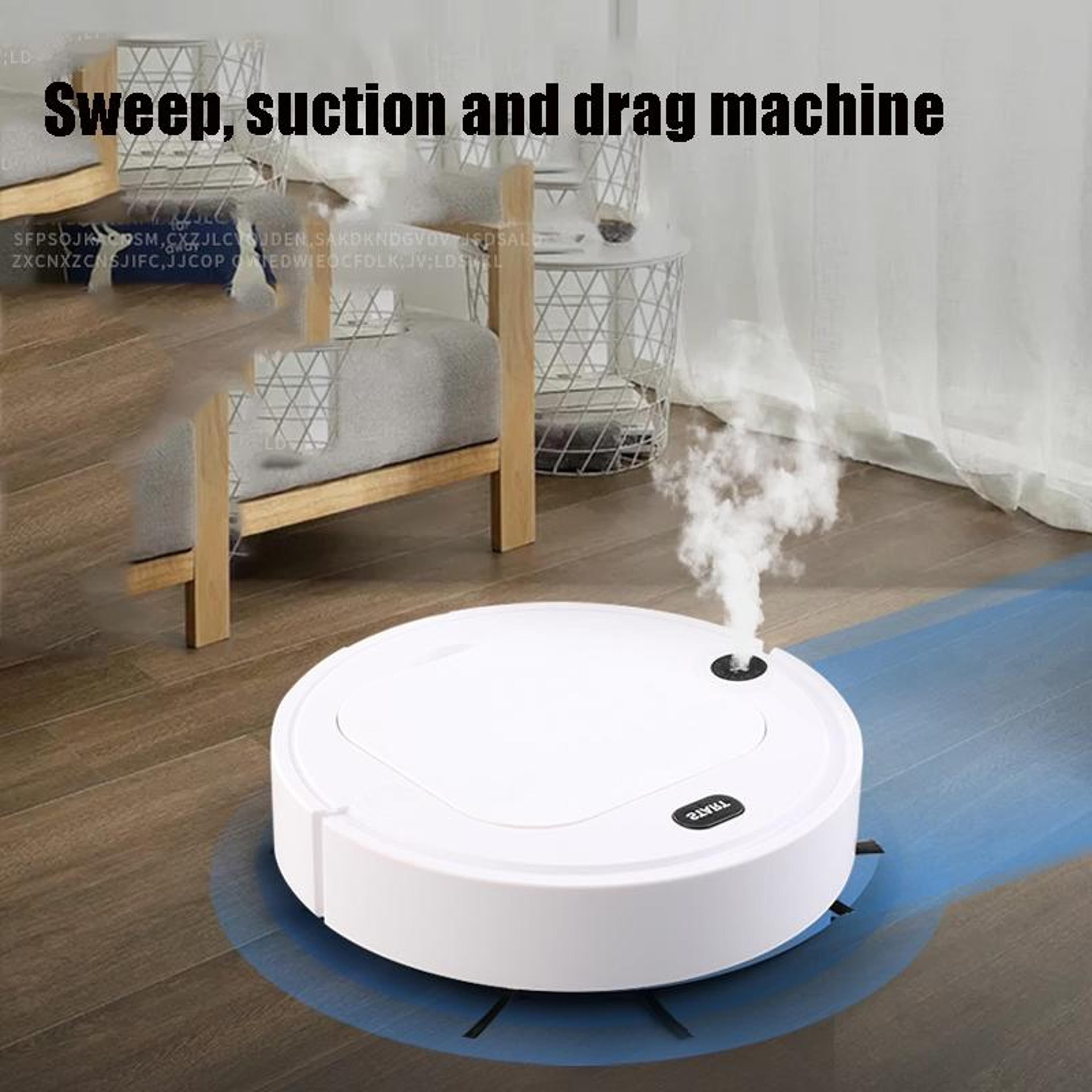 AquaSweep Smart Robot Vacuum  Mop With Humidifying Spray Cleaner 5