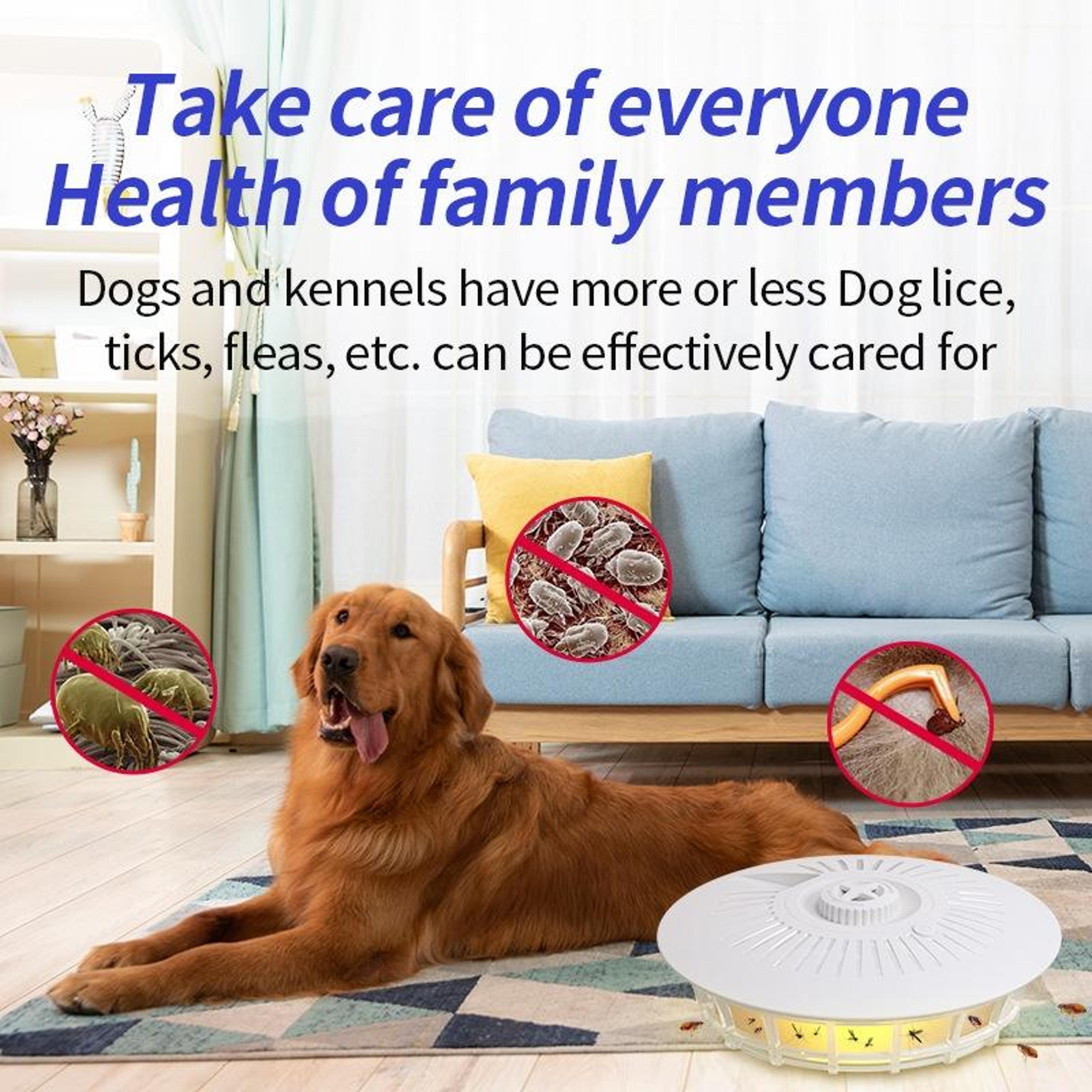 Indoor Flea Trap Lamp For Home Pest Control Mosquito Fly  Cockroach Catcher 7