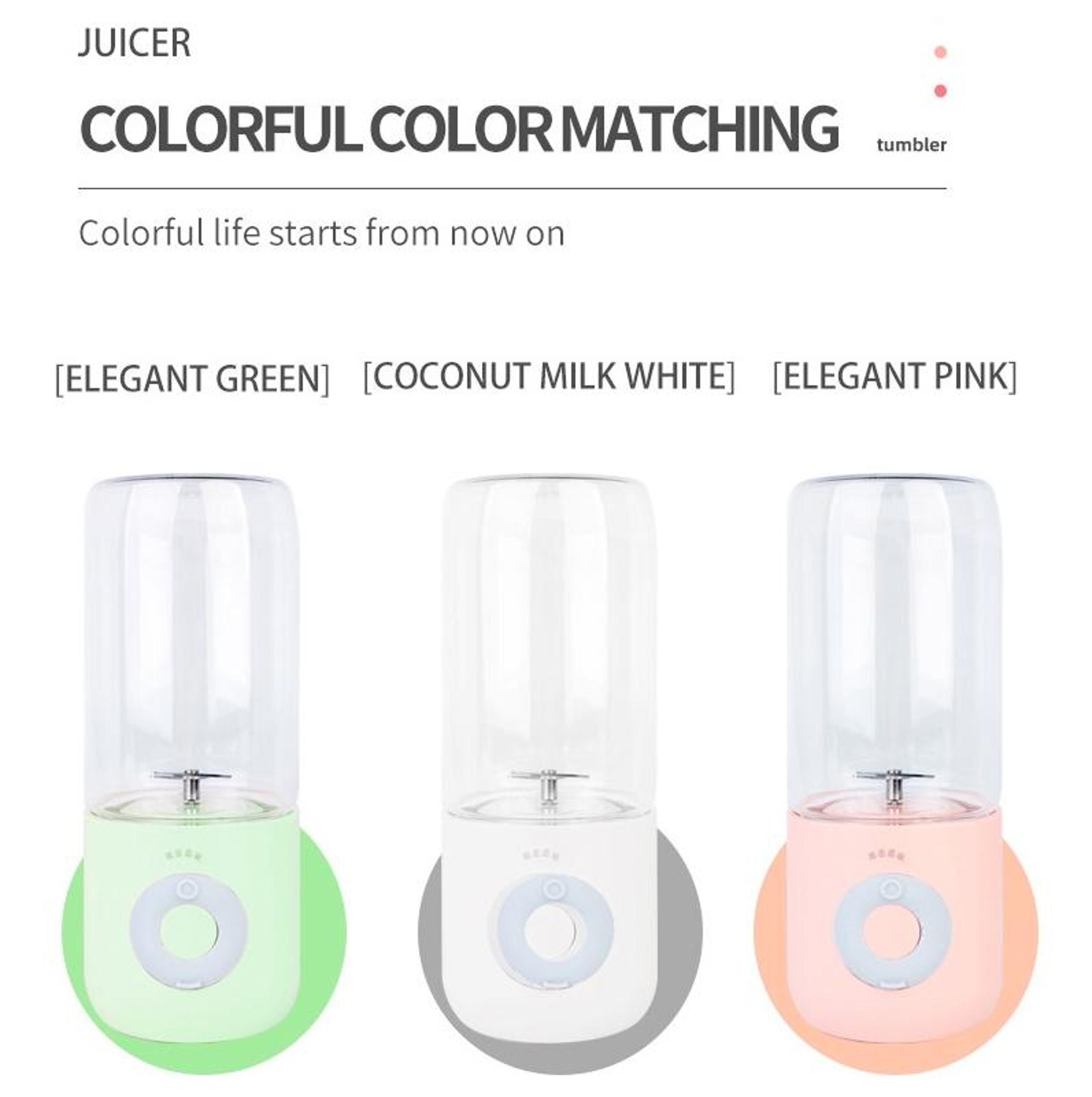 Portable Blender  USB Rechargeable Personal Smoothie Maker 500ml 2