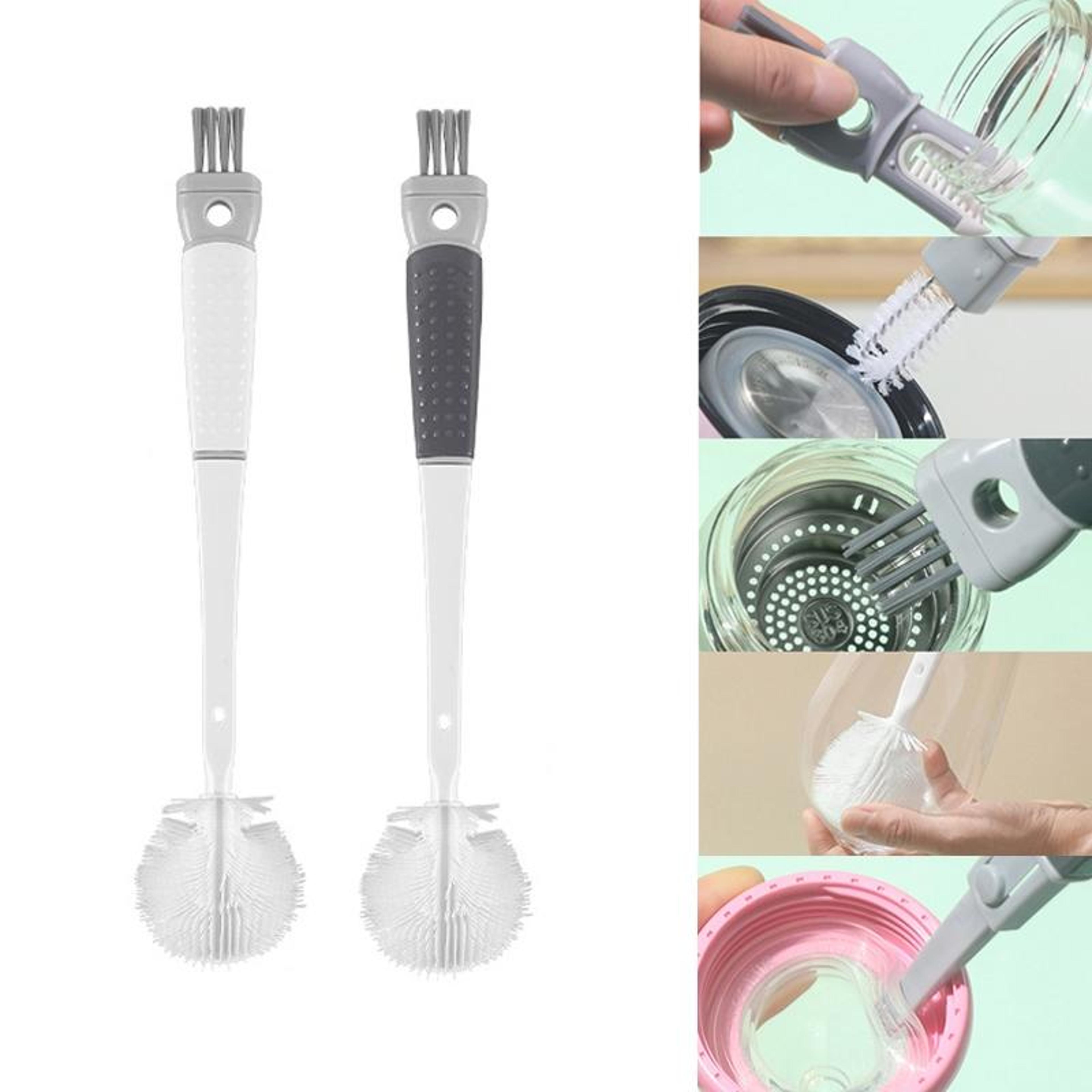 5 In 1 Bottle Cleaning Brush With Long Handle For Cups Water Bottles  Kitchenware 1