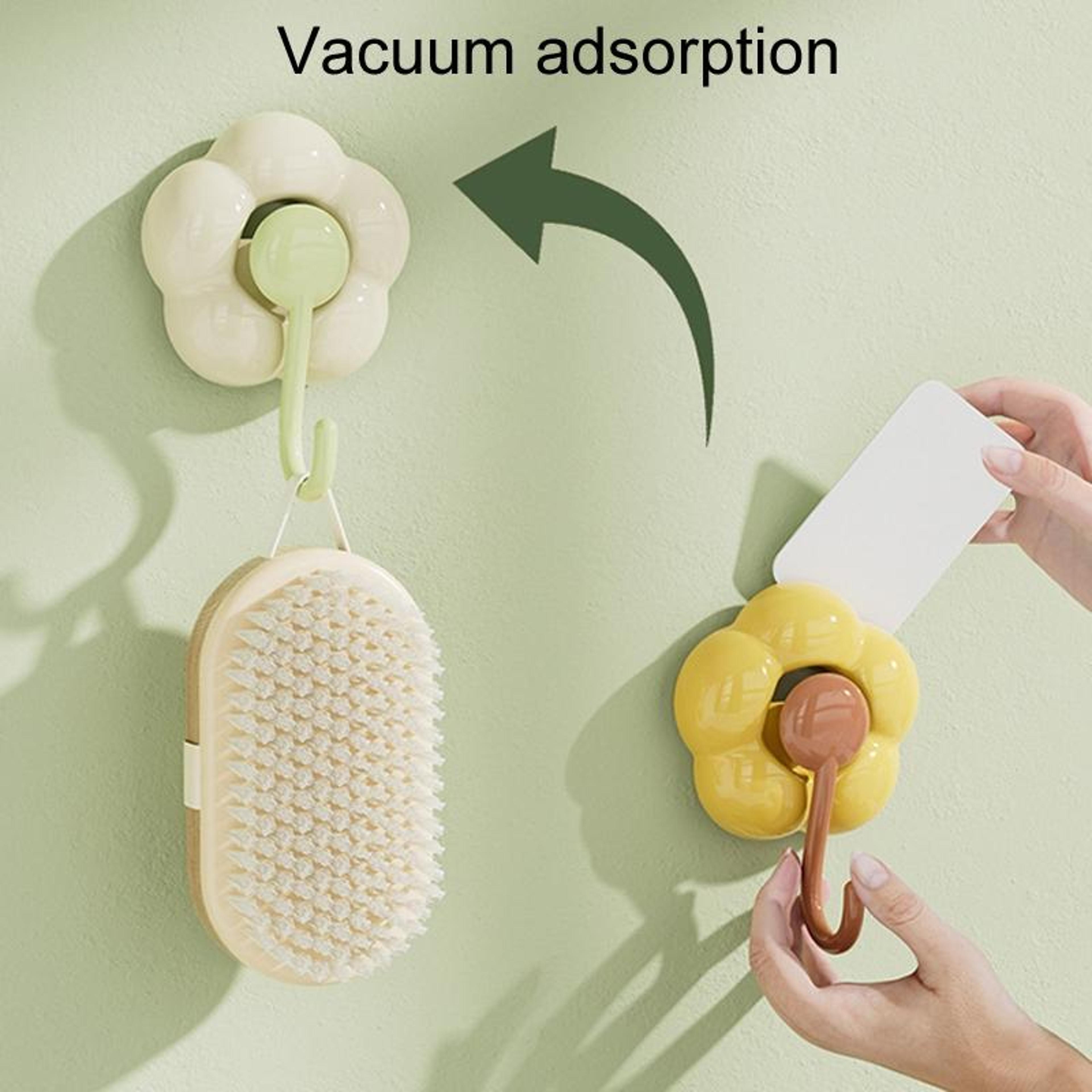 Reusable Flower Suction Cup Hook For Bathroom  Home Organization 4
