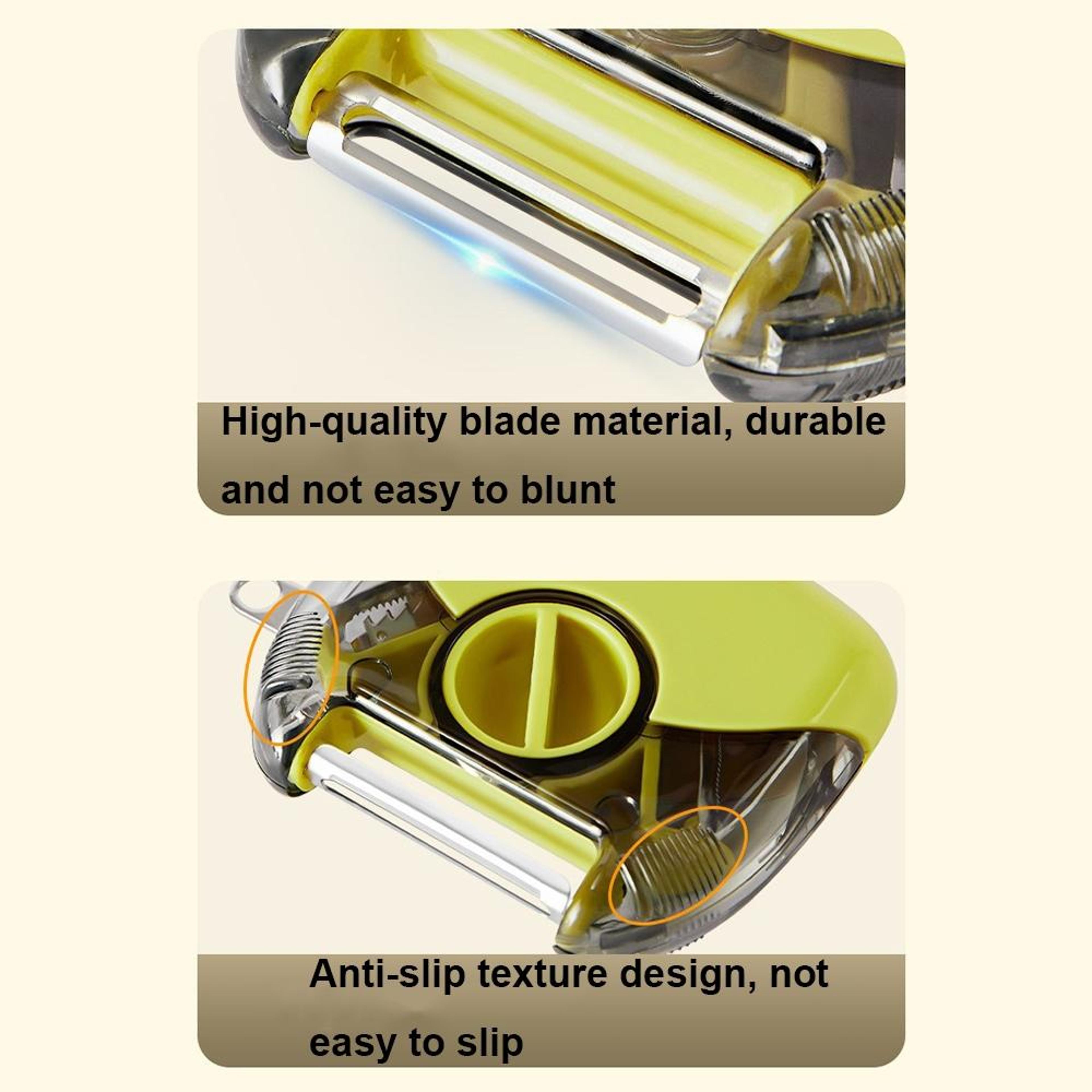 3 In 1 Rotary Peeler  Grater Multifunctional Vegetable And Fruit Prep Tool 7