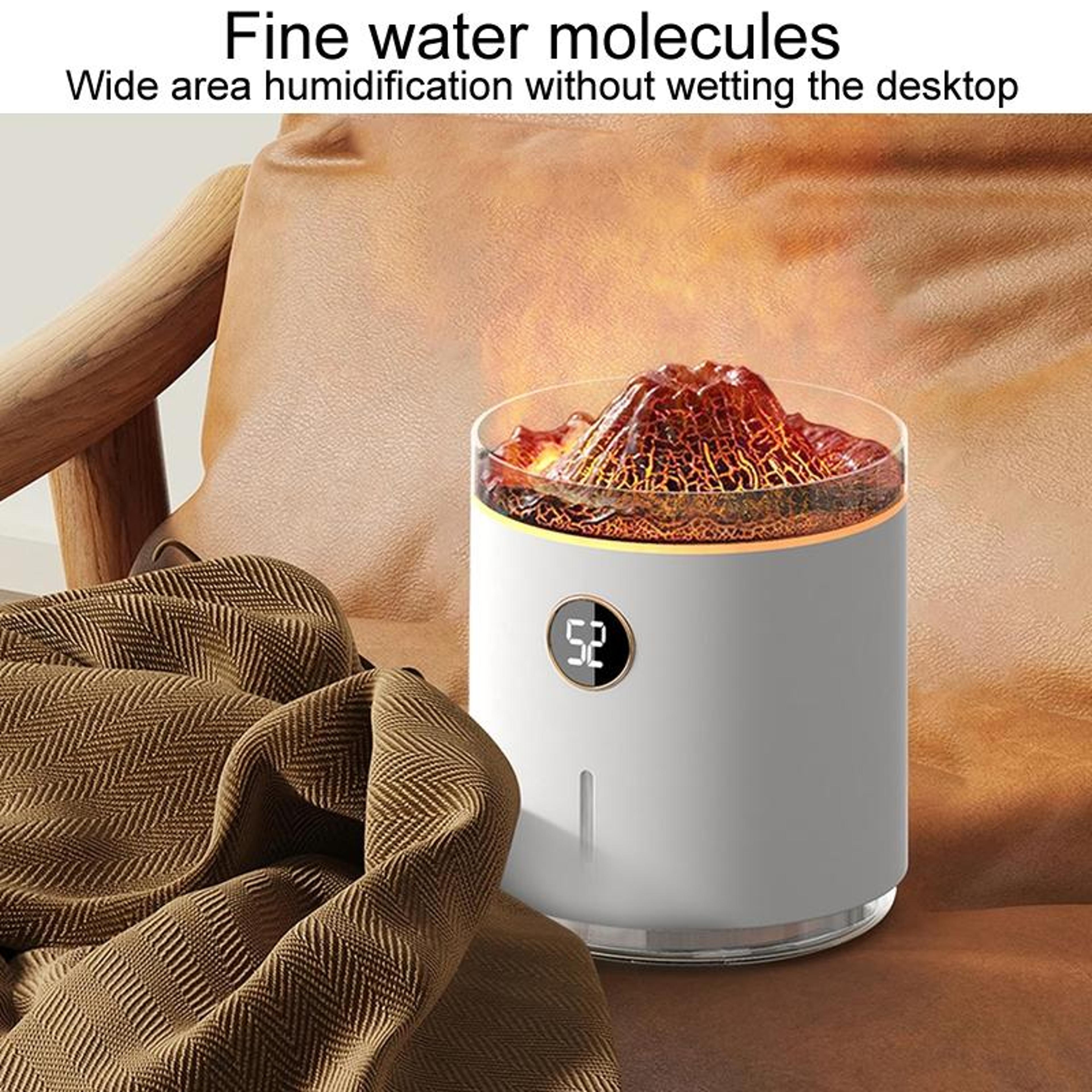 Volcano Mist Aromatherapy Diffuser  Cool Mist Humidifier With Digital Display 4