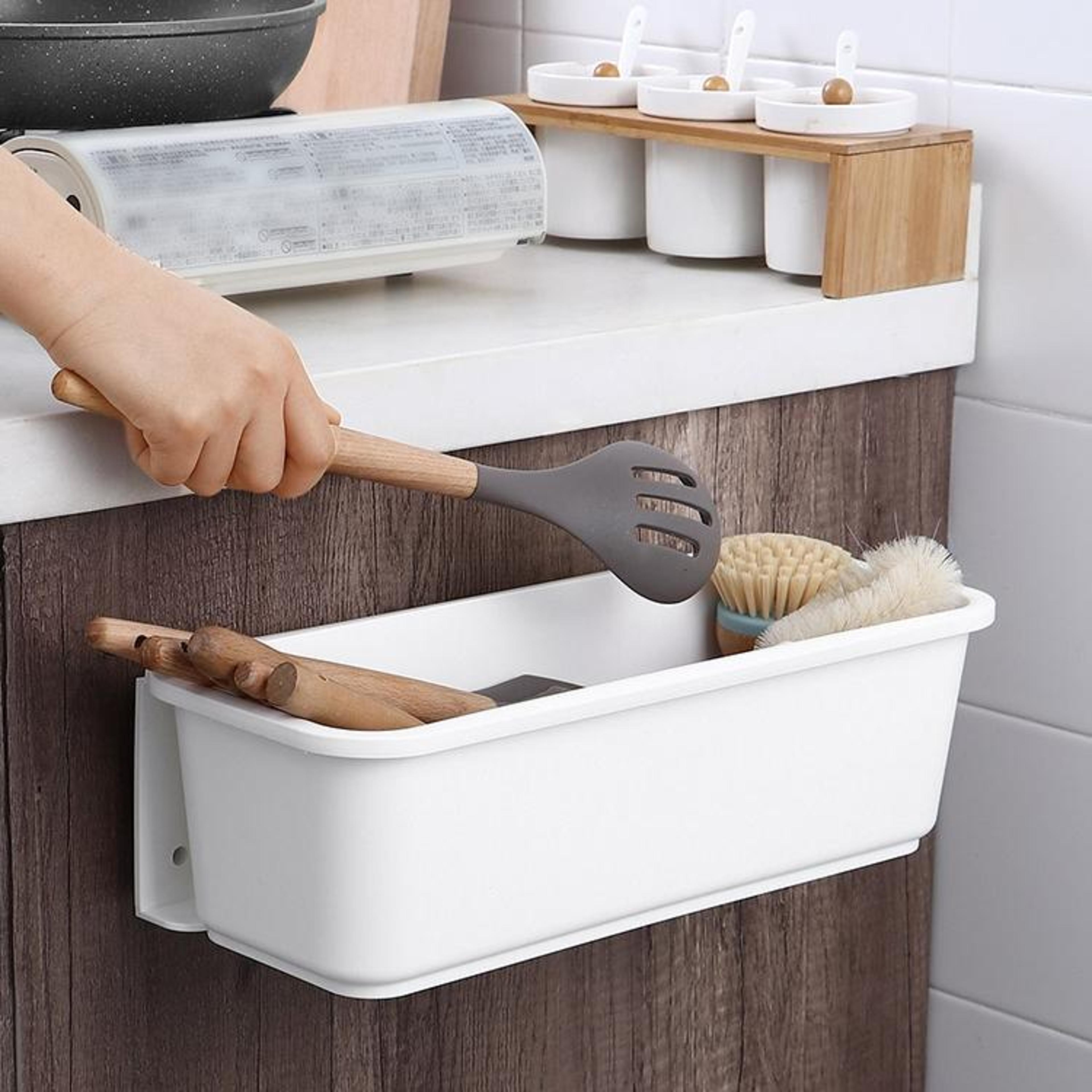 SpaceSaver Wall Mounted Spice Rack Drawer Organizer For Kitchen Cabinets 0